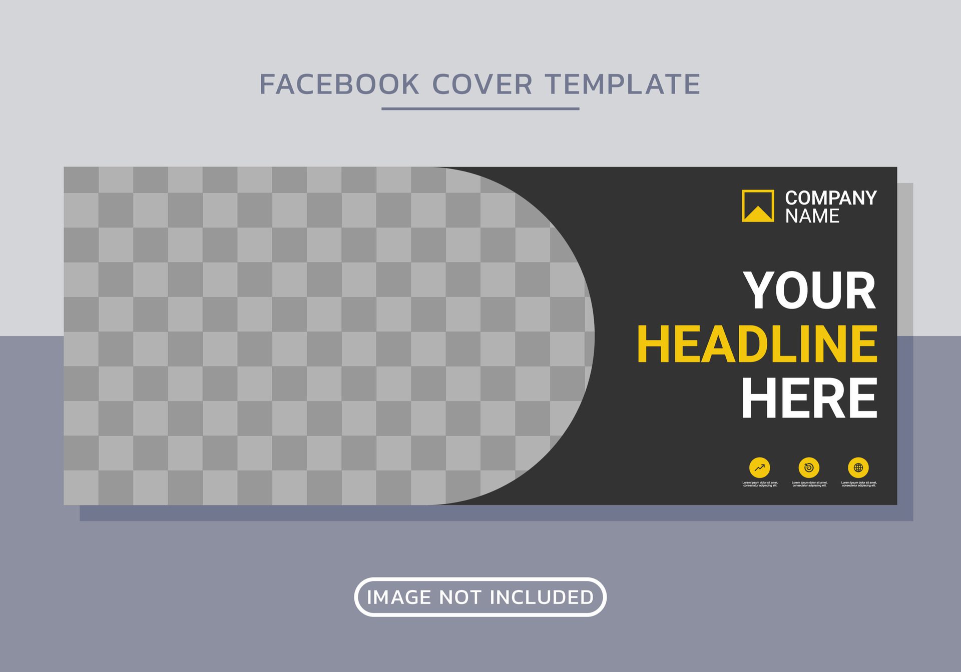 cover and web banner template Free Vector