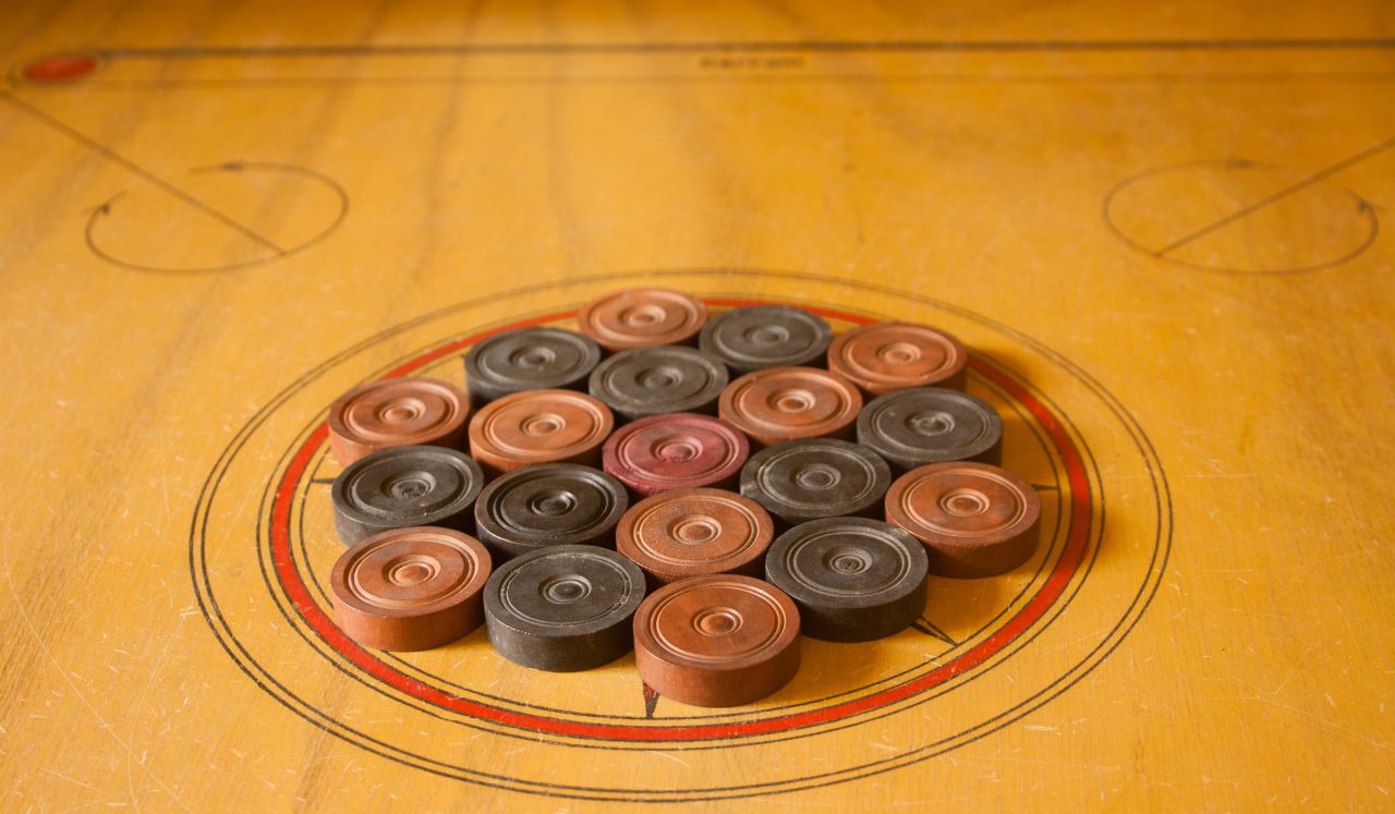 Carrom Indoor Game Stock Free