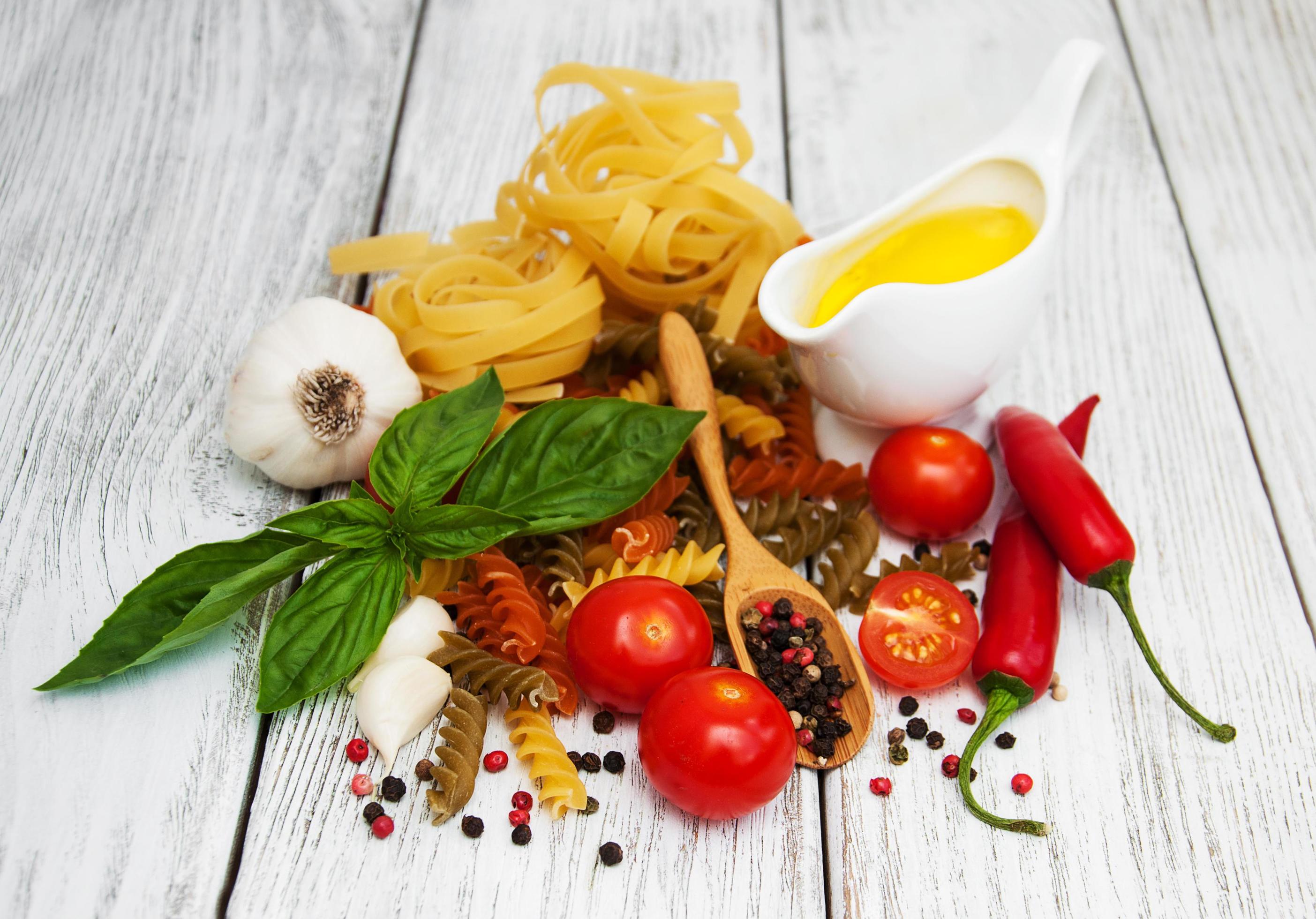 Italian food ingredients Stock Free