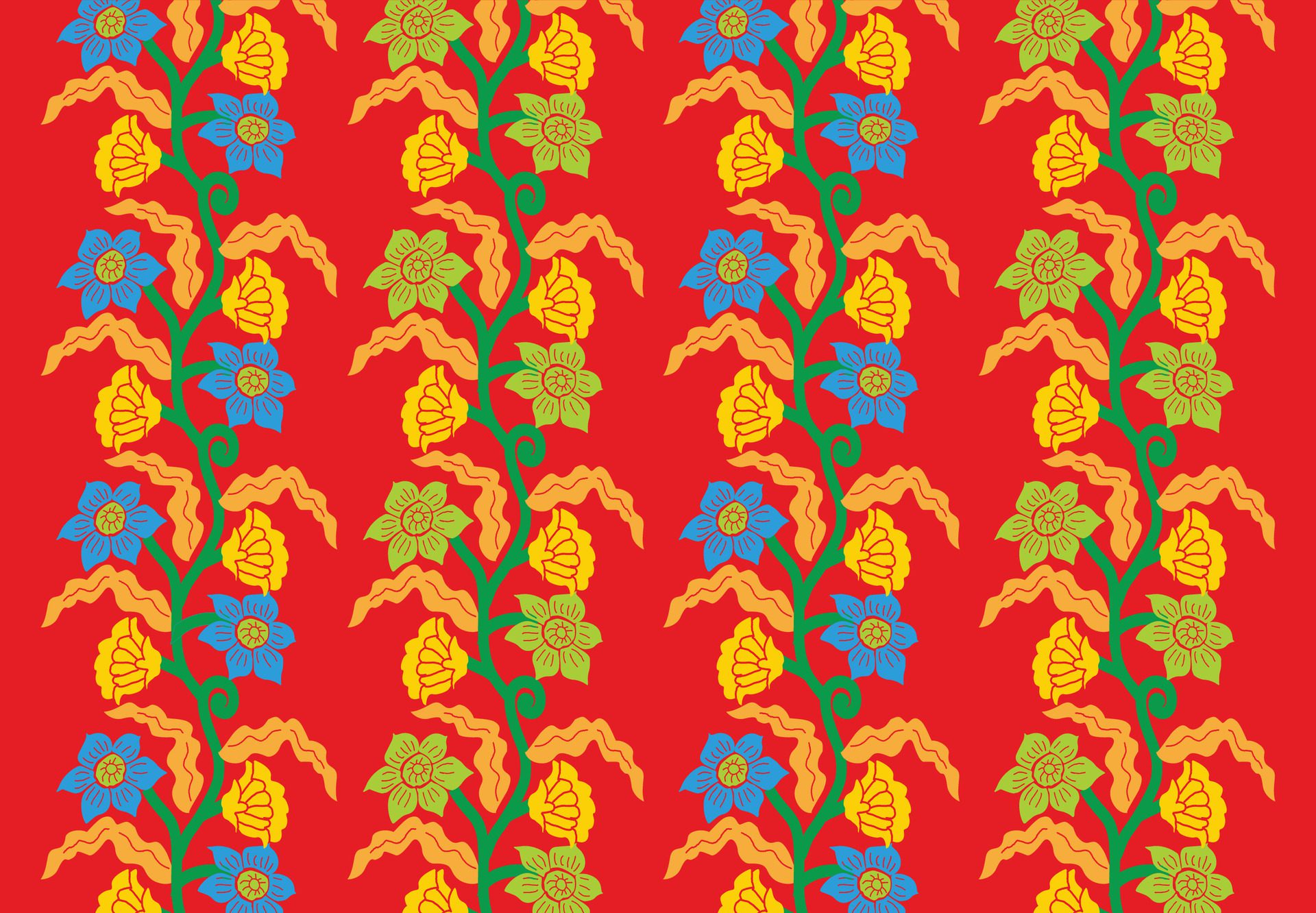 PrintIndonesian batik motifs with exclusive and classic Balinese style floral and plant patterns are suitable for various purposes. EPS 10 Free Vector