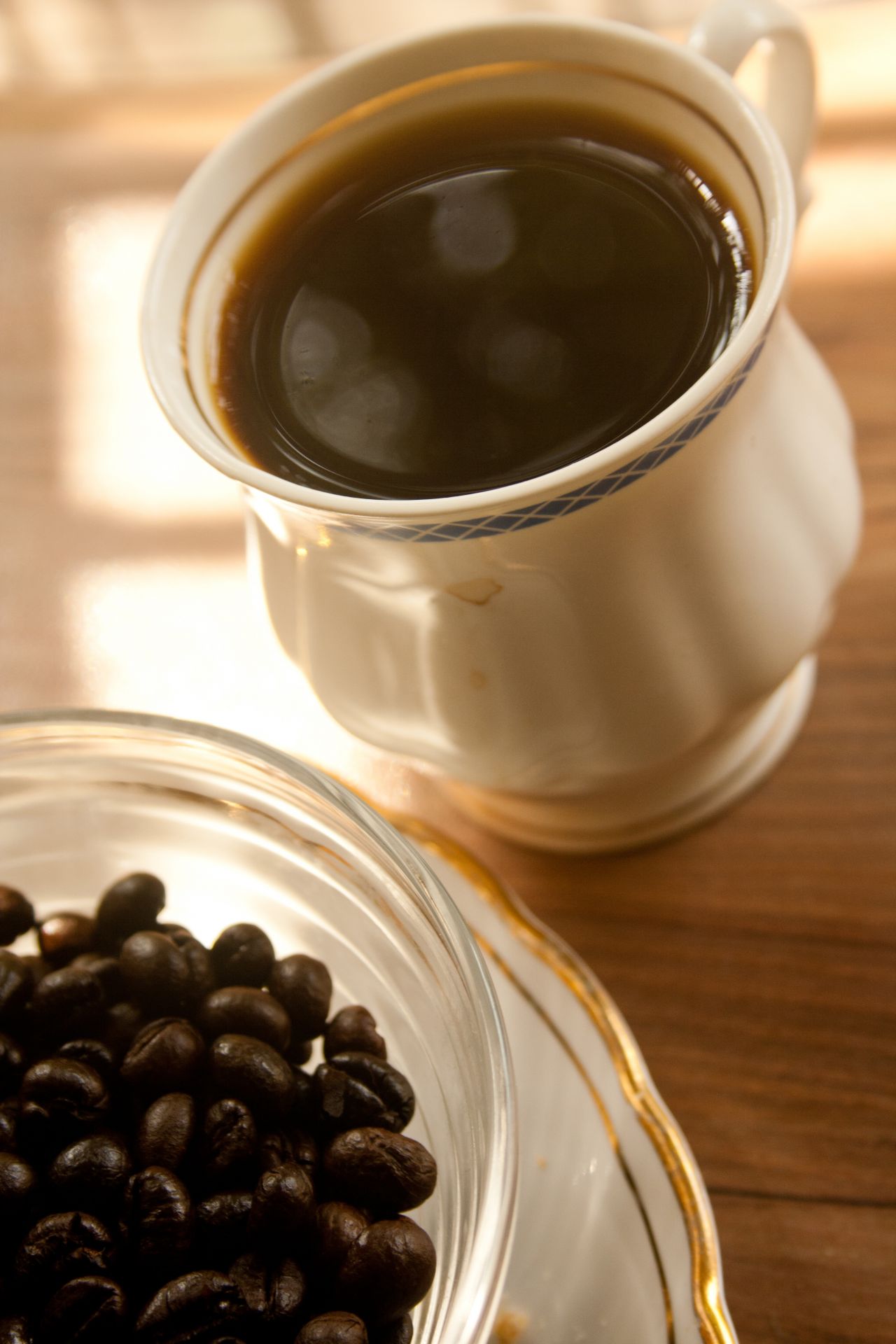 Coffee Beans Dish Cup Stock Free