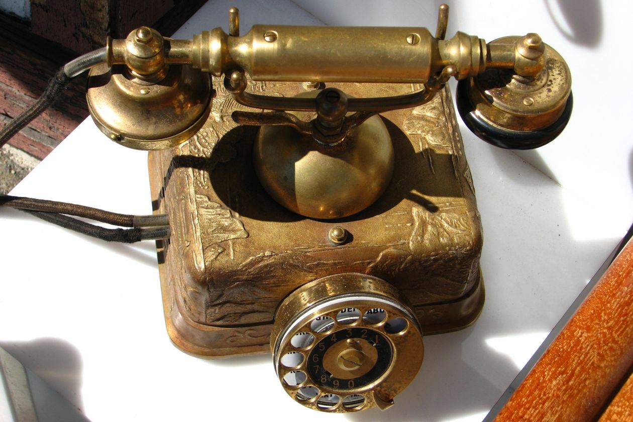 Old telephone Stock Free