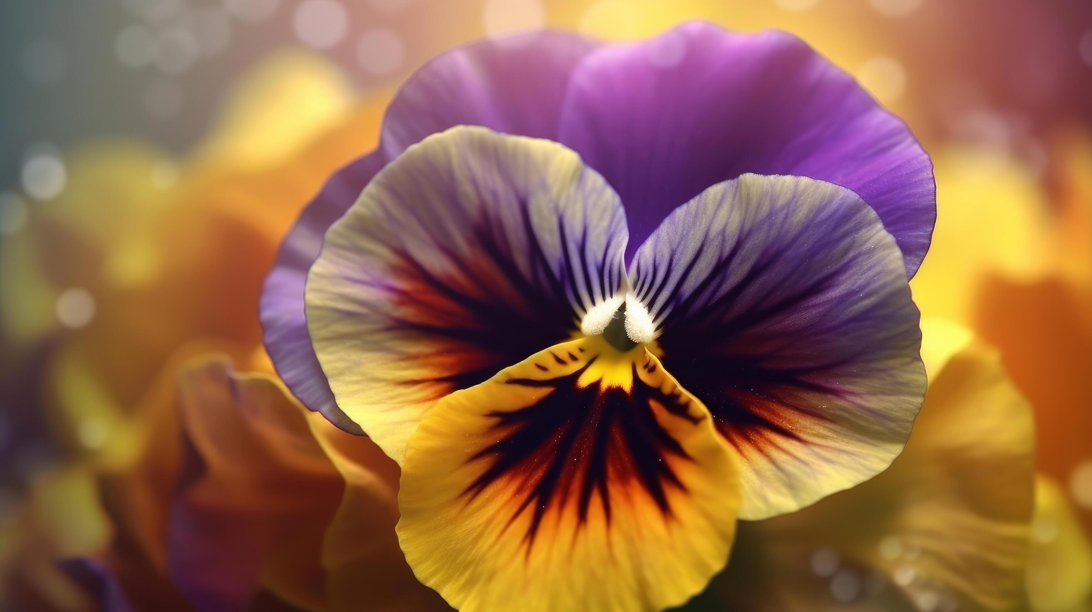 Pansy flower. Illustration Stock Free