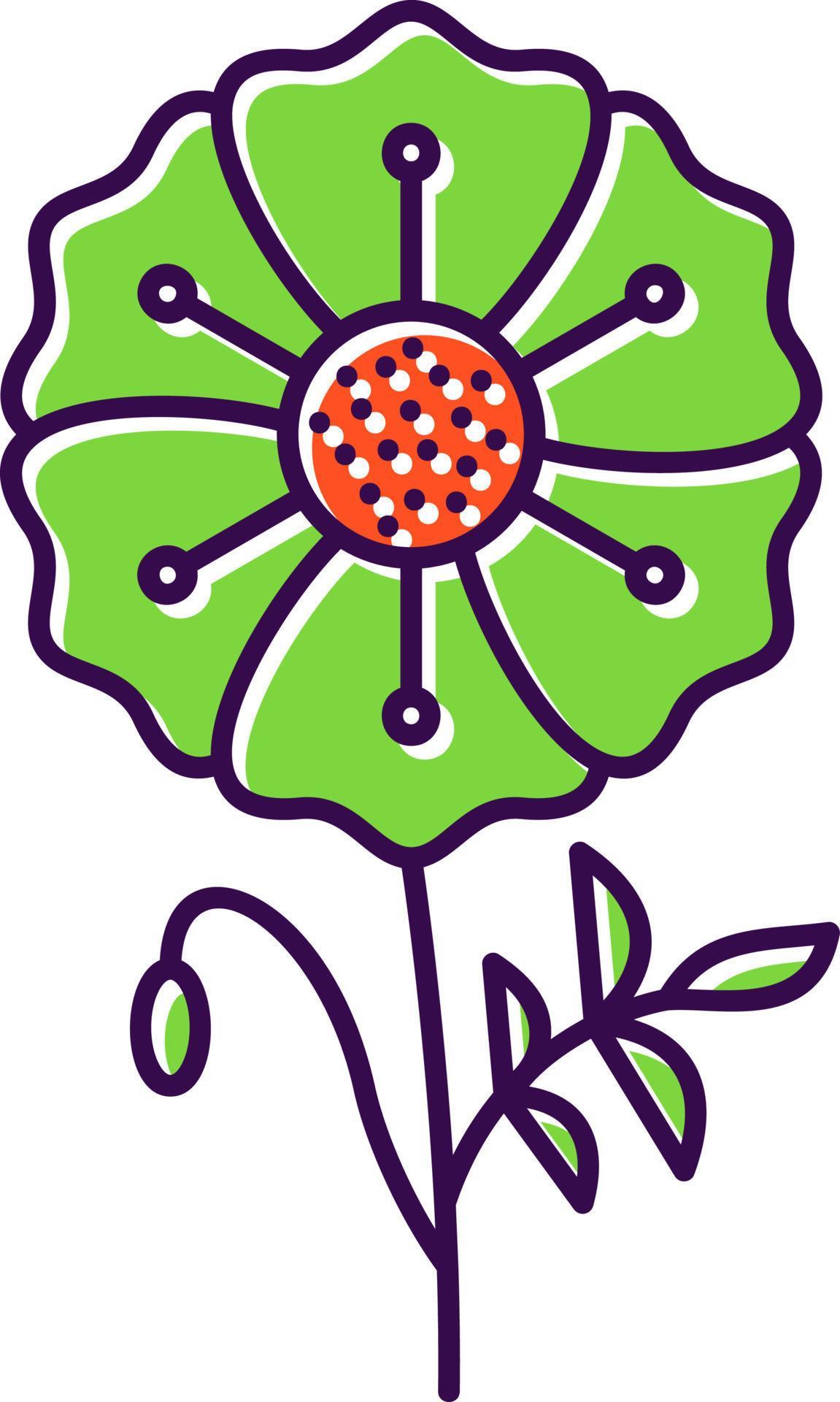 
									Poppy Vector Icon Design Stock Free