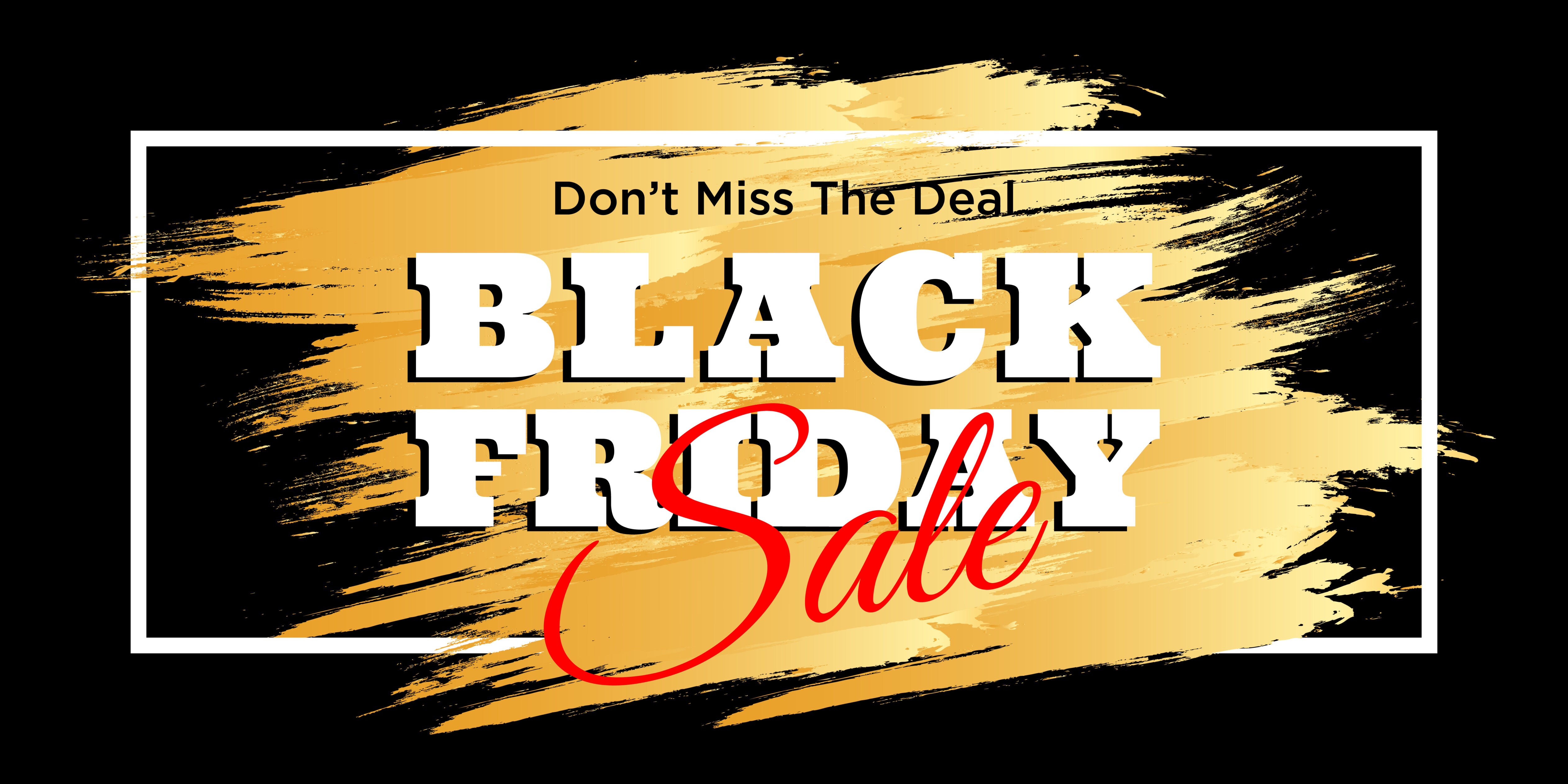 Black Friday Sale Banner Free Vector