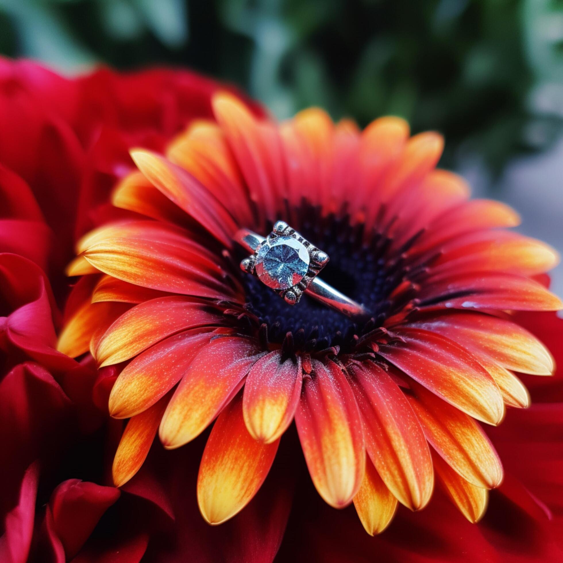 A close up of flower with background Stock Free