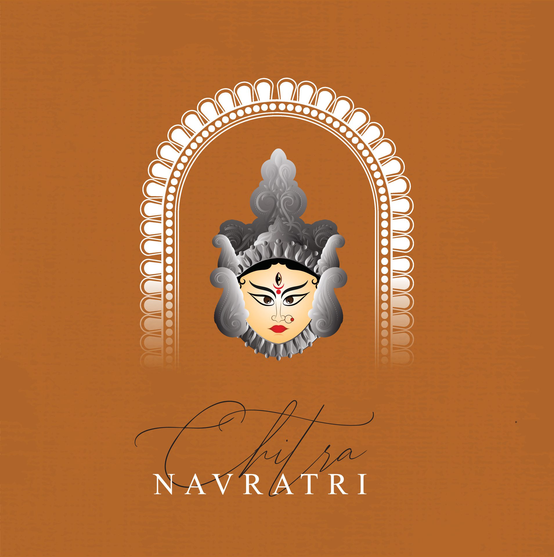 durga puja creative social media banner, Happy Navratri Festival, design background. Free Vector