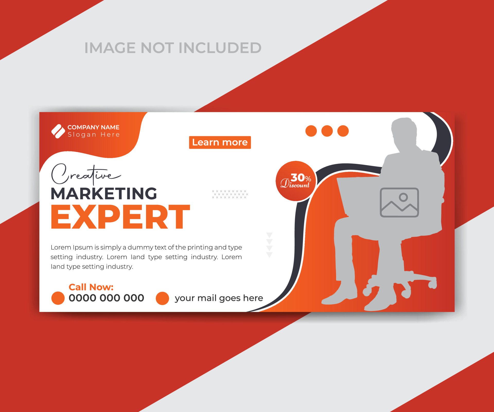 Corporate business agency promotional social media web banner template Free Vector