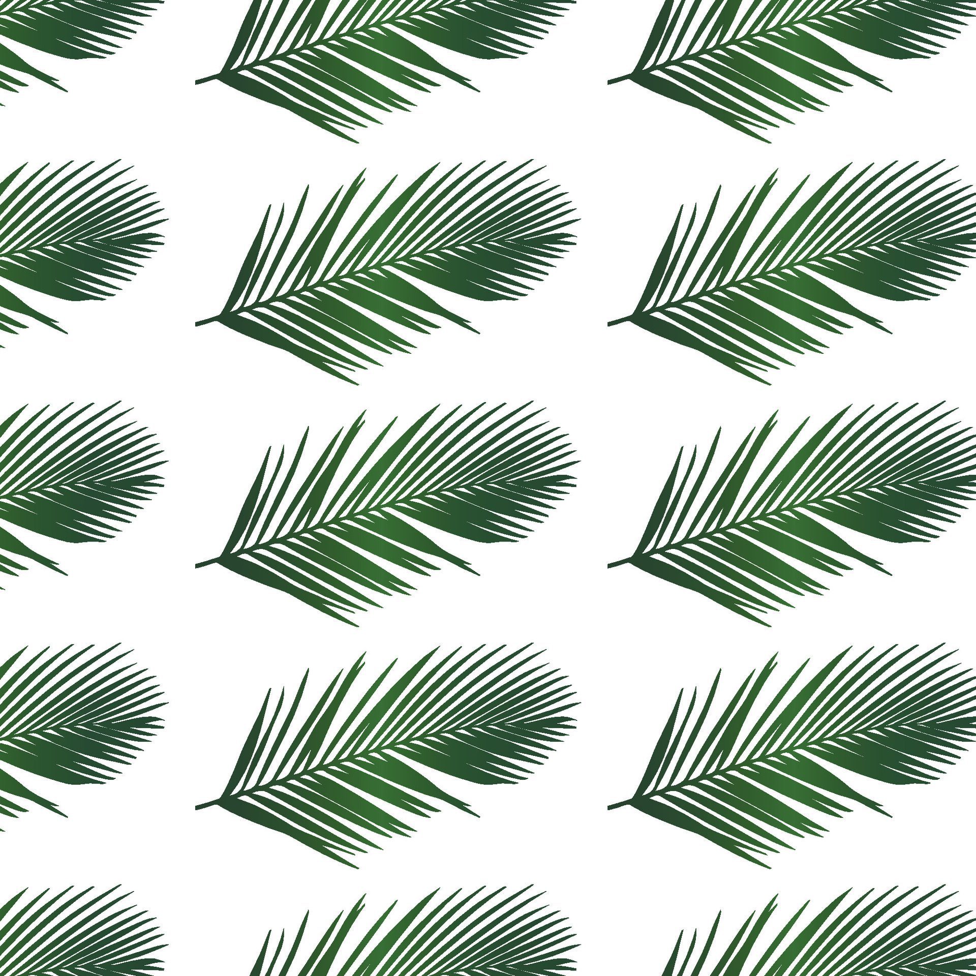 Natural Leaf Repeating Pattern Free Vector