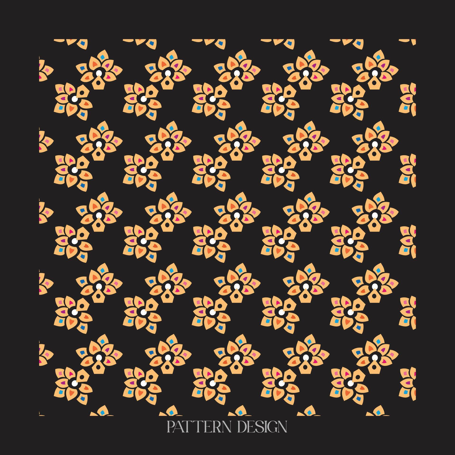 pattern with flowers Stock Free