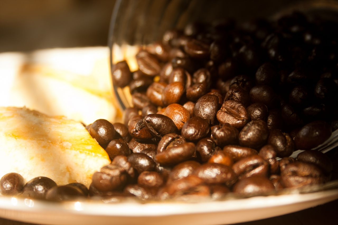 Coffee Beans Bowl Stock Free