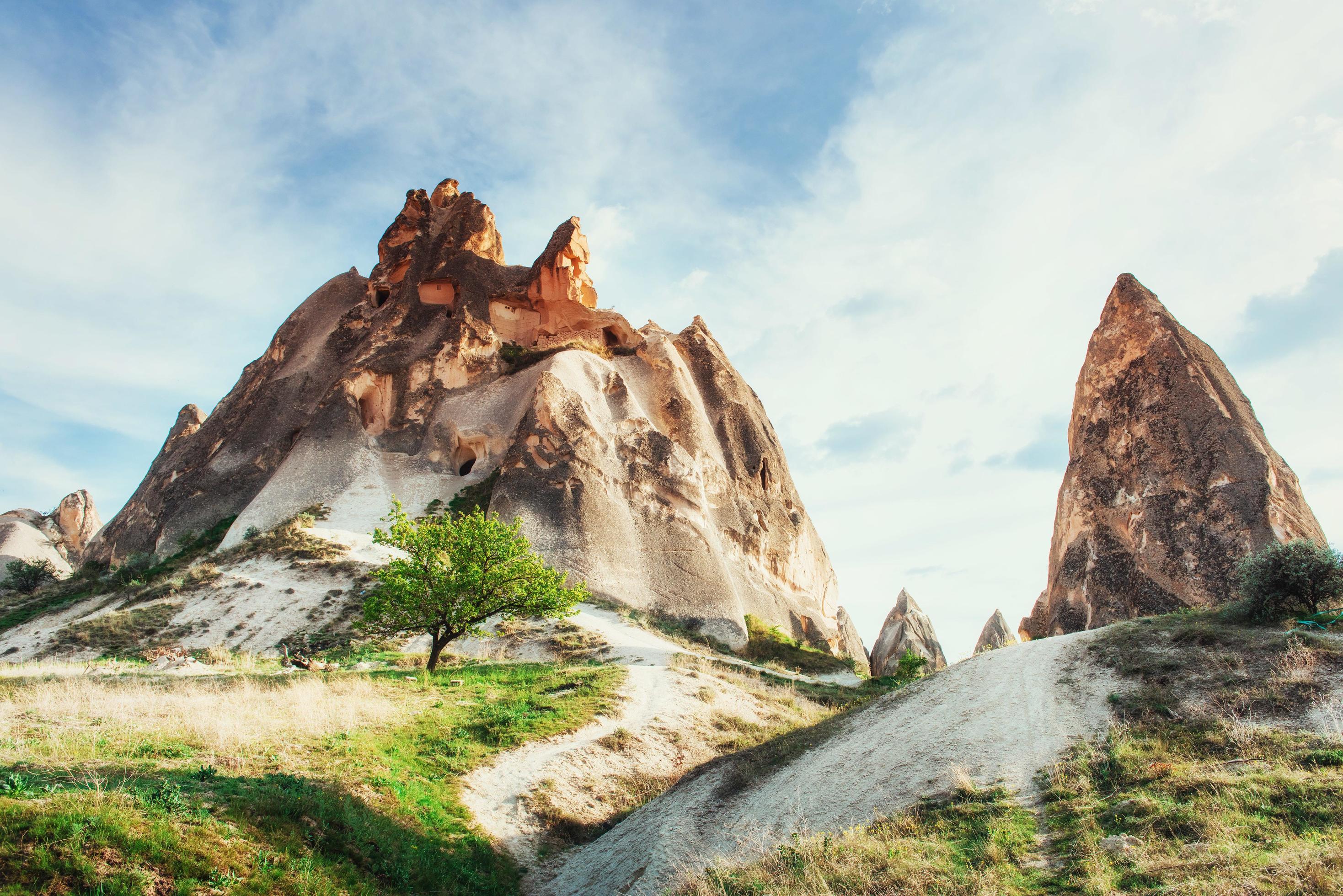 cave city in Cappadocia Turkey Stock Free