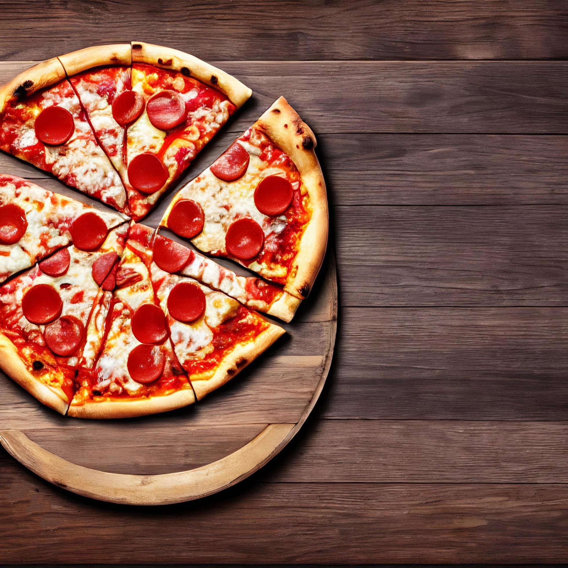 Pizza. Traditional Italian cuisine fast food. Stock Free