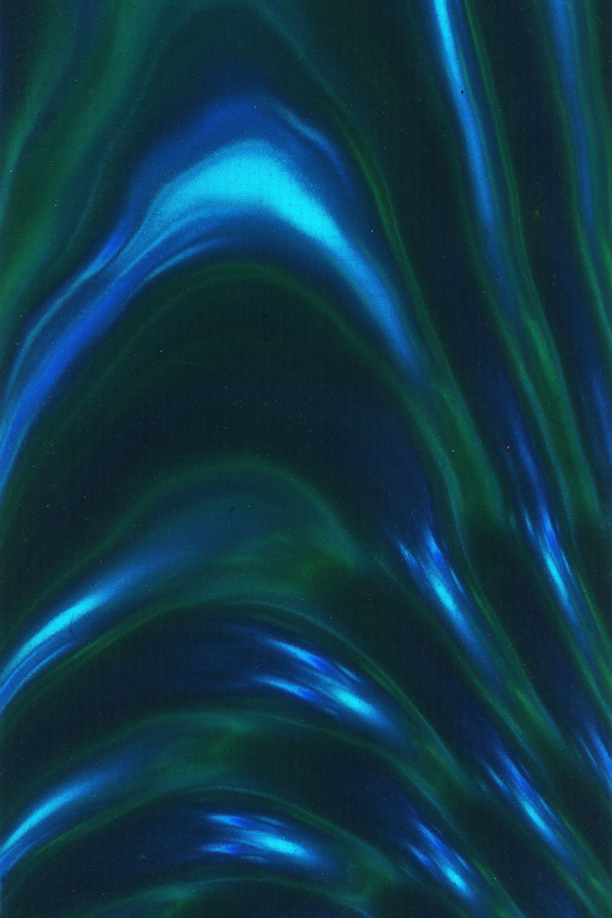 Wavy blue-green foil Stock Free