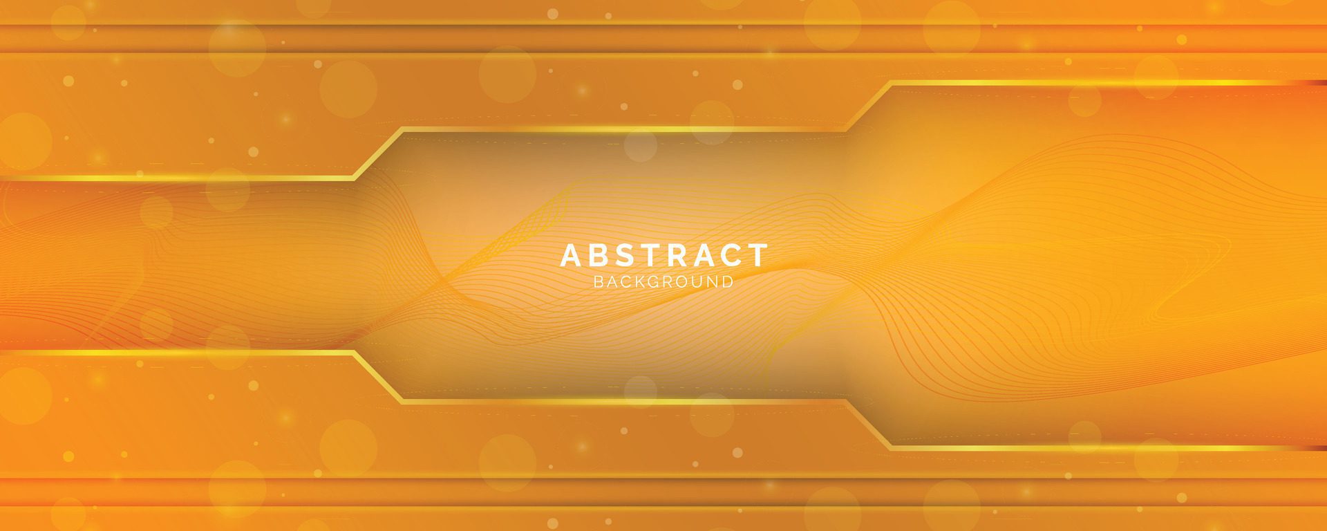 Futuristic yellow abstract gaming background with gold lines and shadow, geometric shape overlap layers, graphic pattern banner template design Free Vector