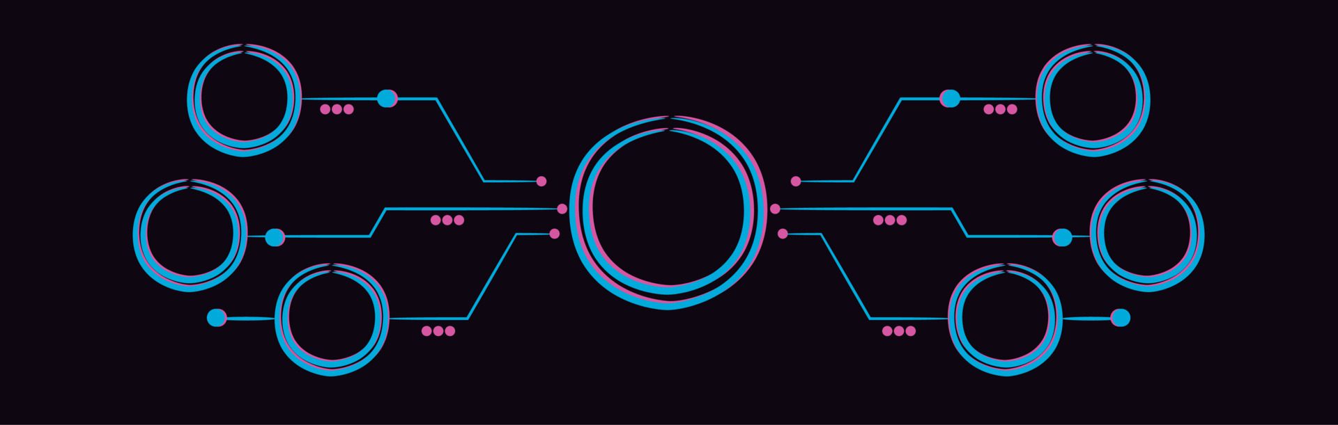 vector illustration of infographic diagram line art. Free Vector and Free SVG