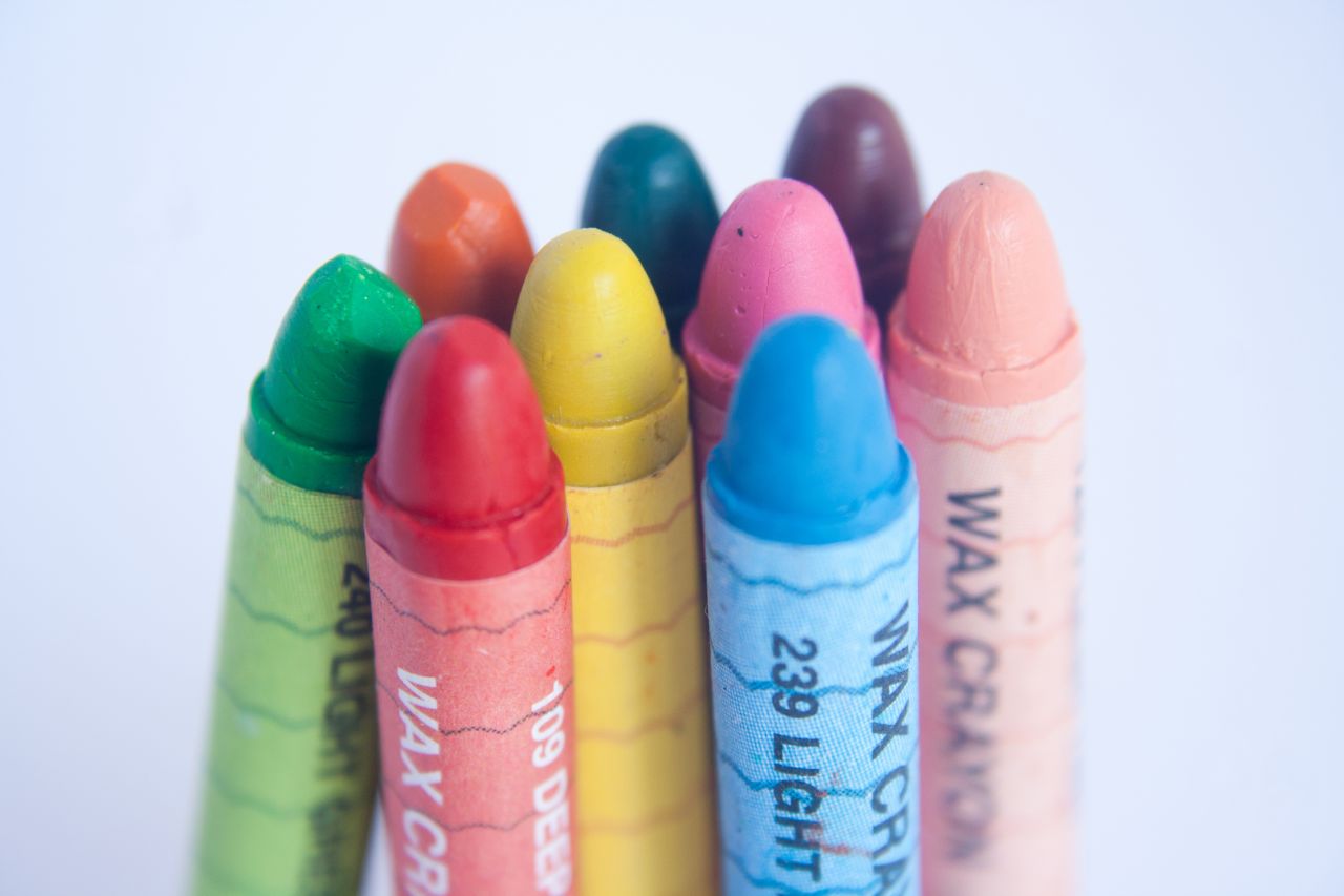 Crayons Bunch Stock Free