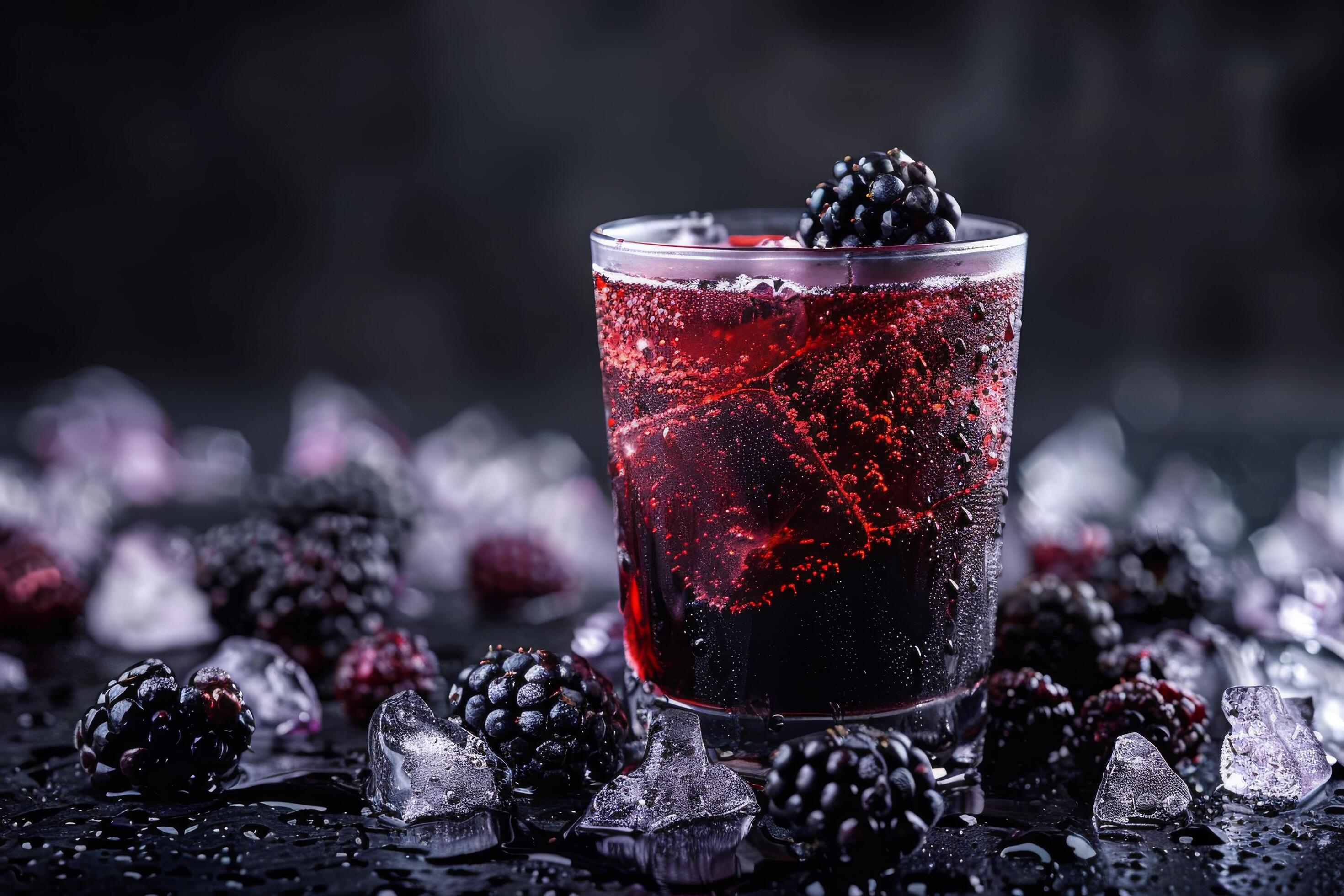 Tasty blackberry juice designs for web use Stock Free