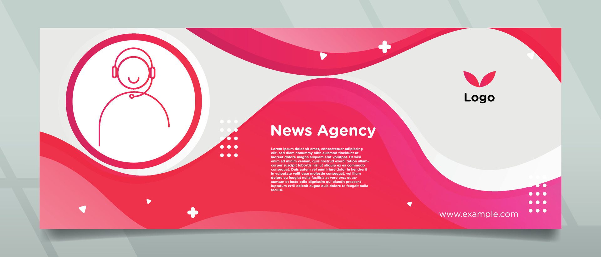 Creative and Simple Modern Style Banner Design Free Vector