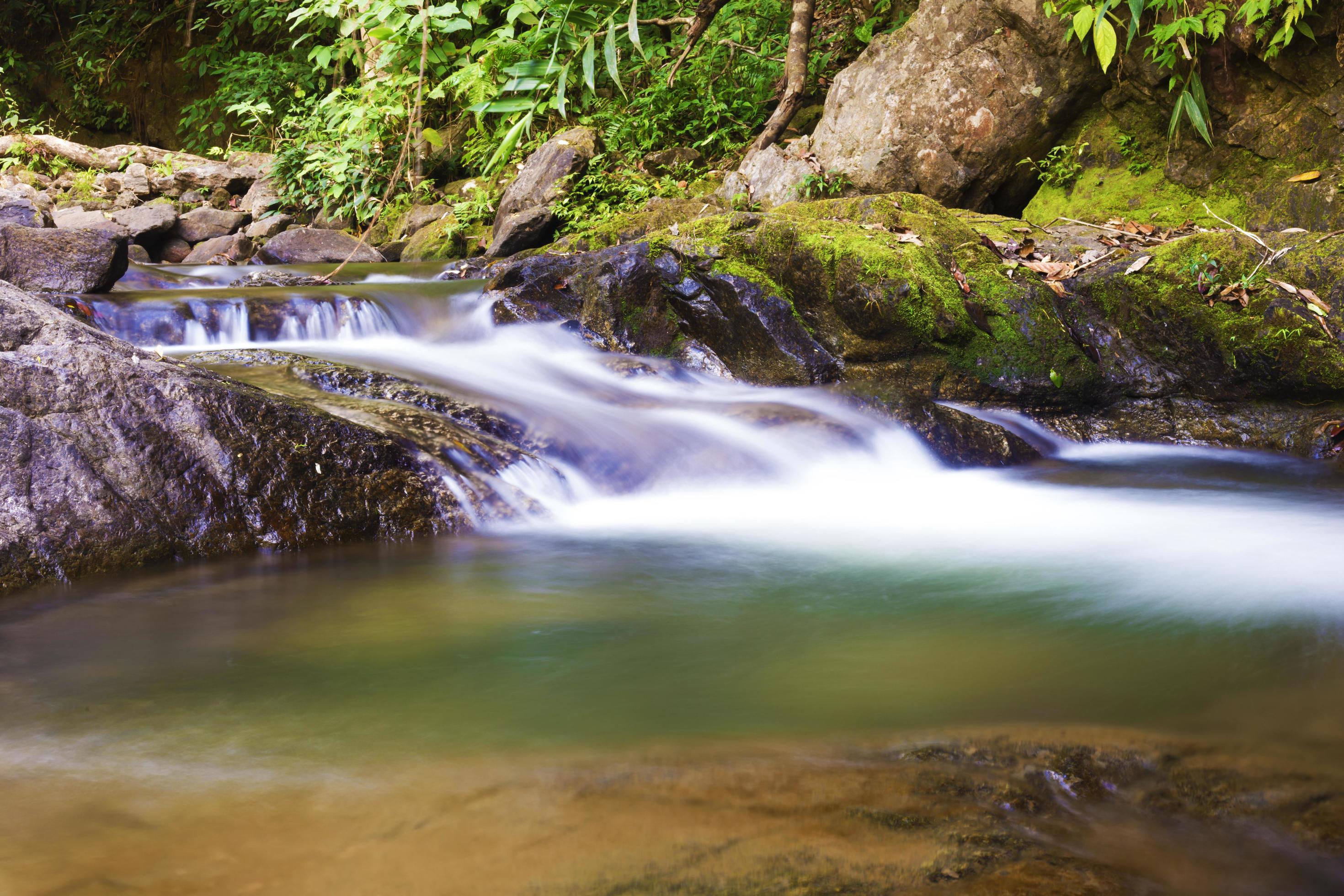 Dawna Falls, Karen State, Myanmar, Asia Stock Free