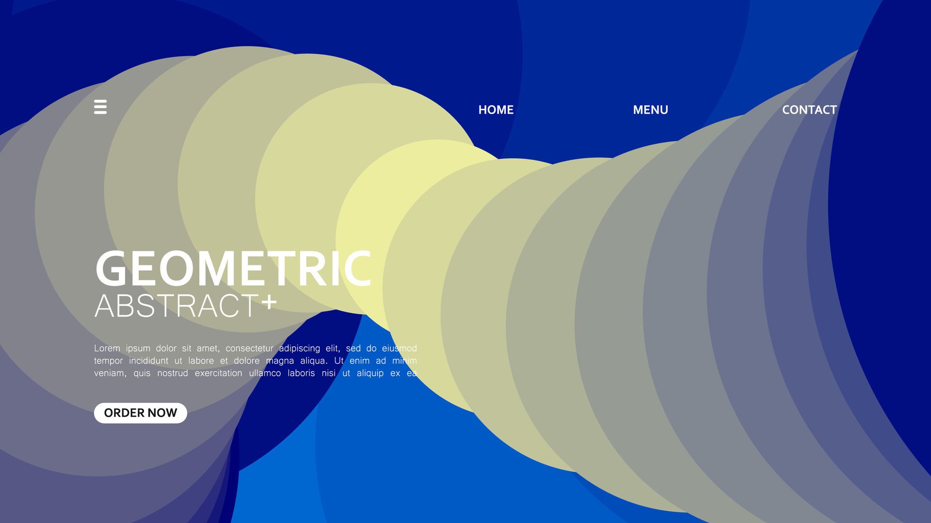 creative background abstract gradient geometric landing page design. illustration. banner brochure business template Free Vector