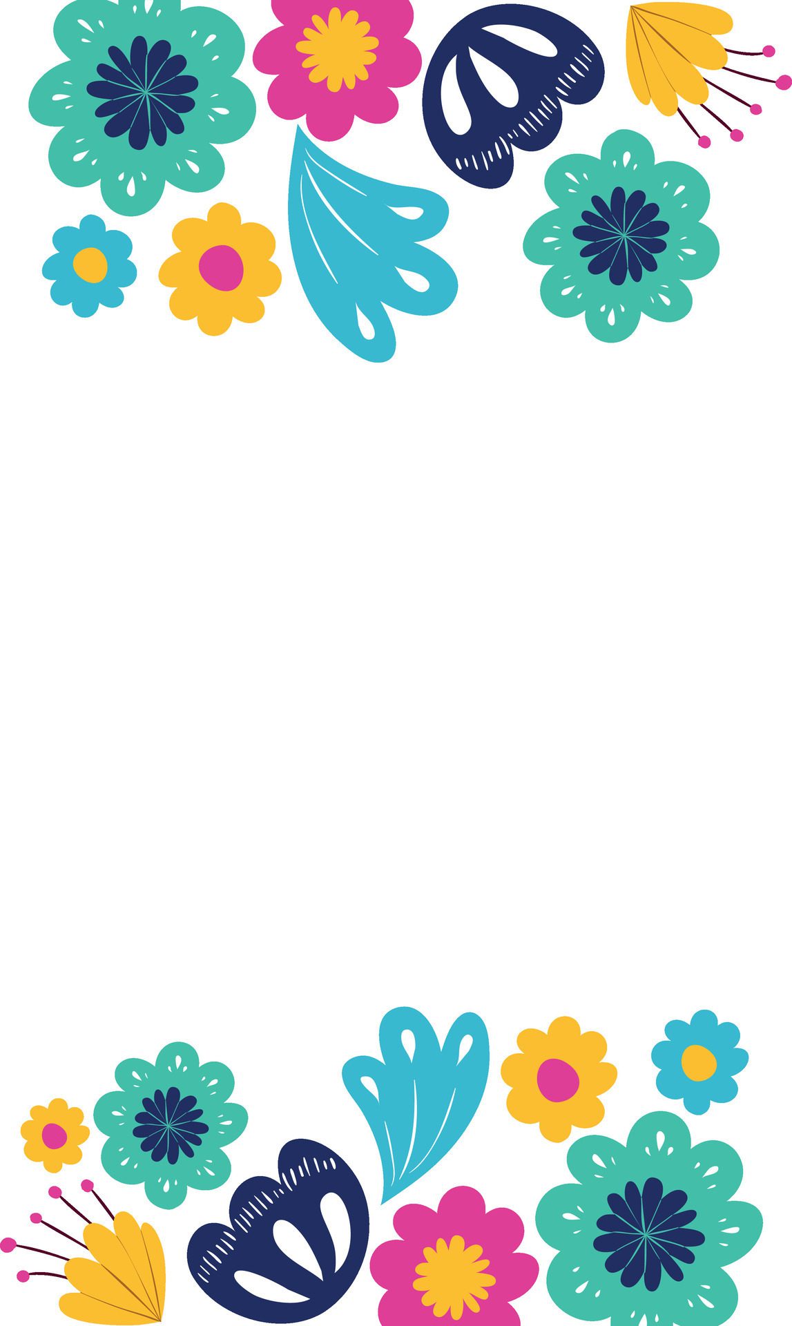 Flora Pattern Design illustration Free Vector