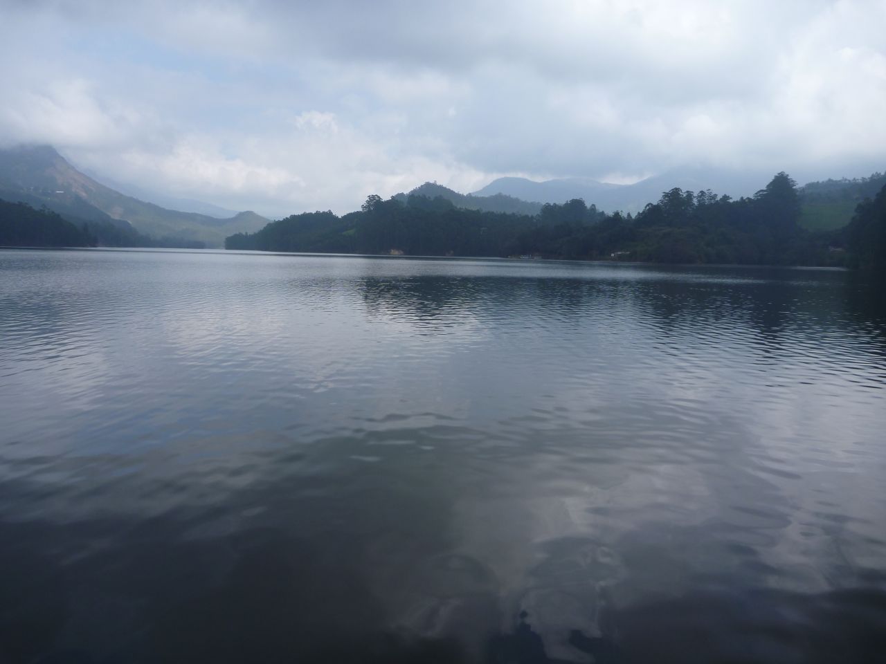 Lake Clouds Lovely View Stock Free