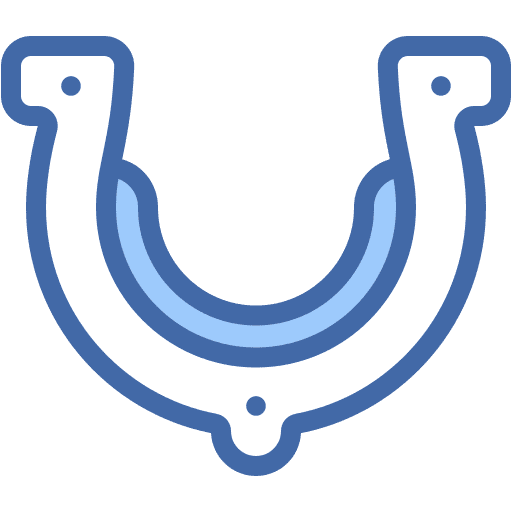 Horseshoe, horse, western icon