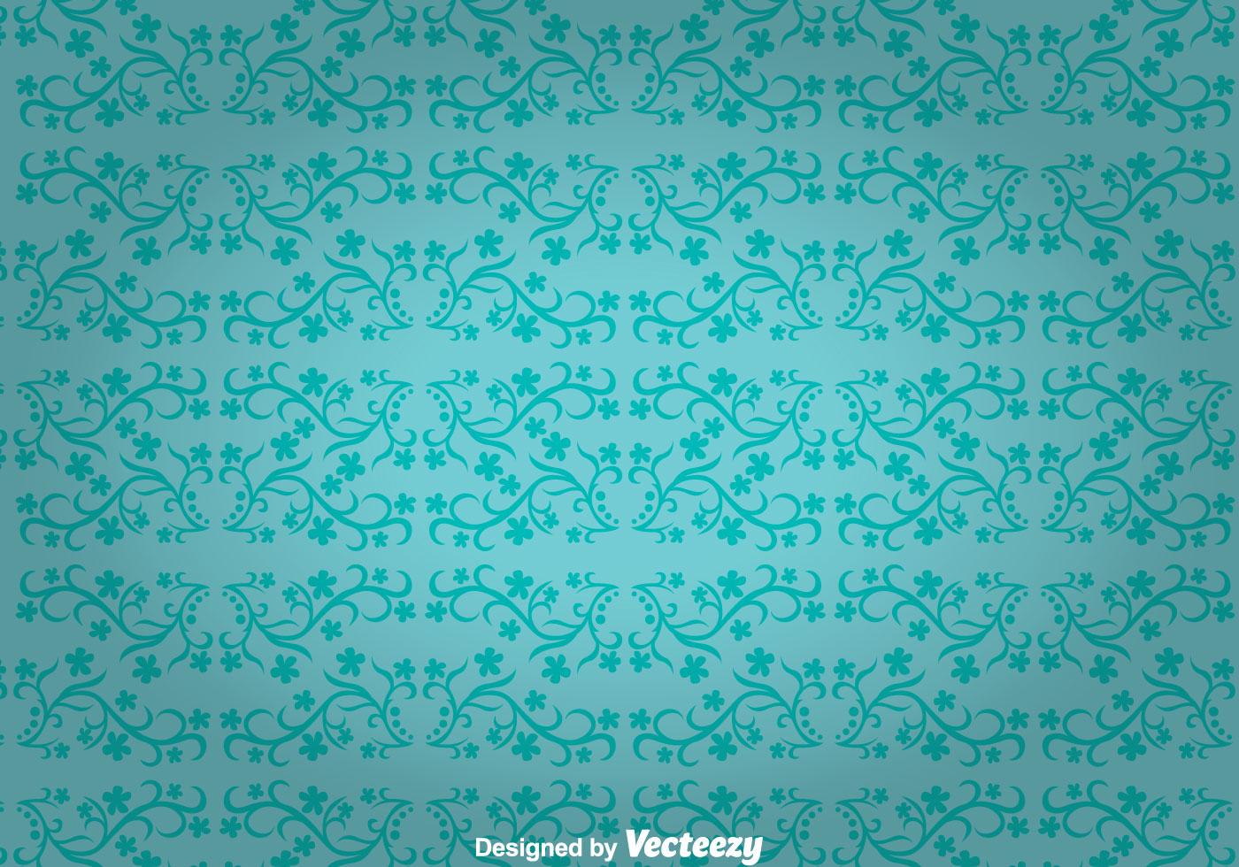 Blue Flowers Ornament Wall Tapestry Stock Free and Free SVG