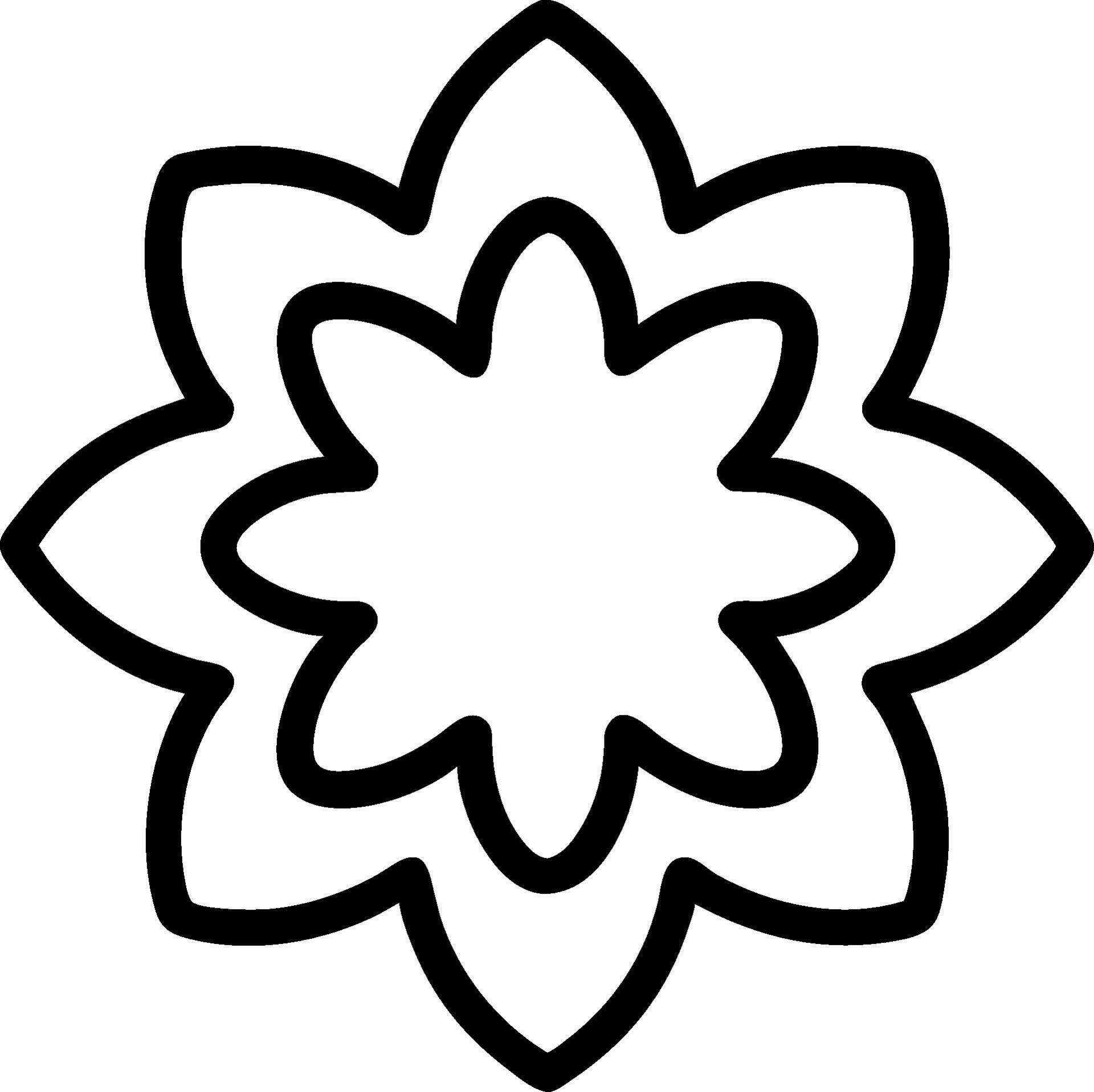 flower coloring book Stock Free