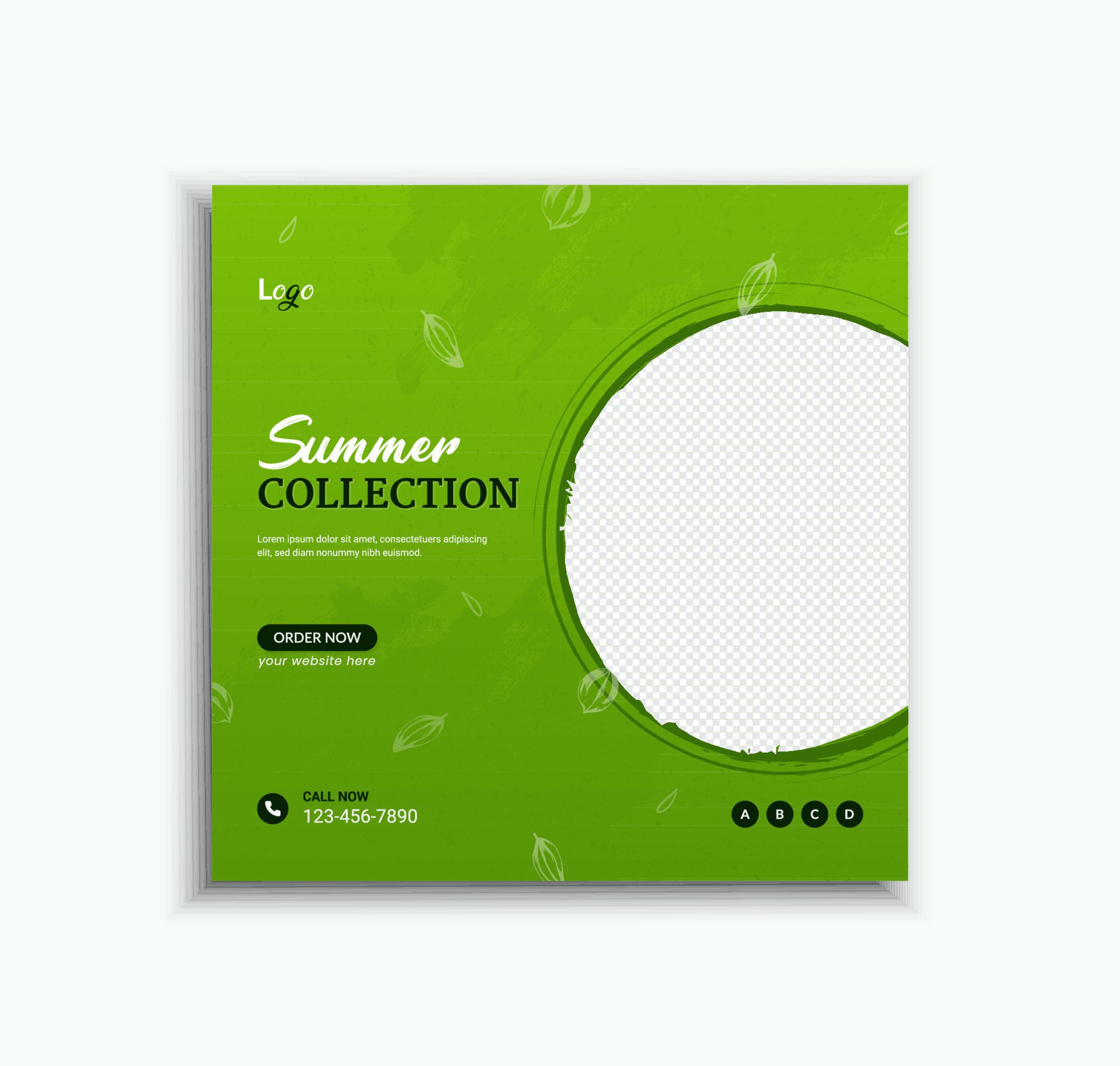 Summer sale collection social media post and web banner template Free Vector