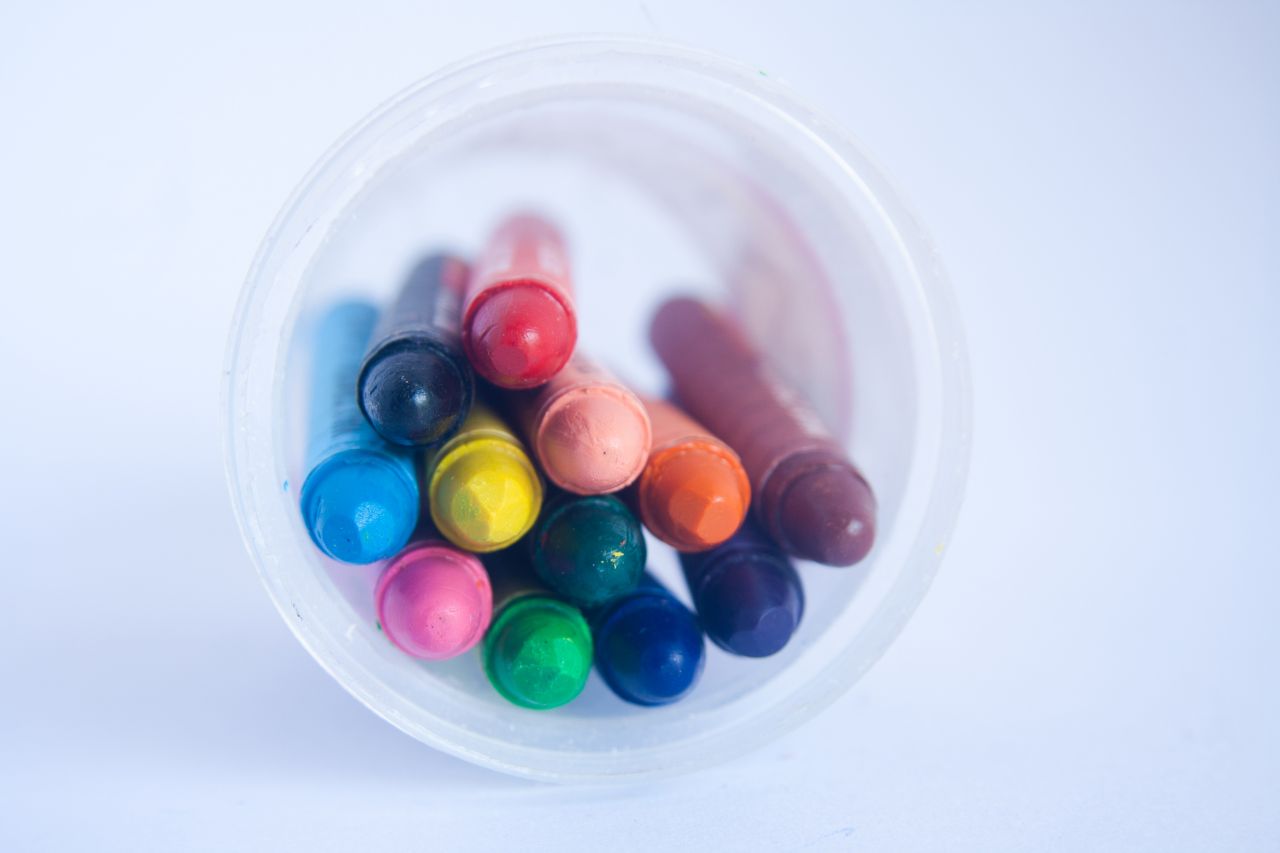 Crayon Colors Stock Free