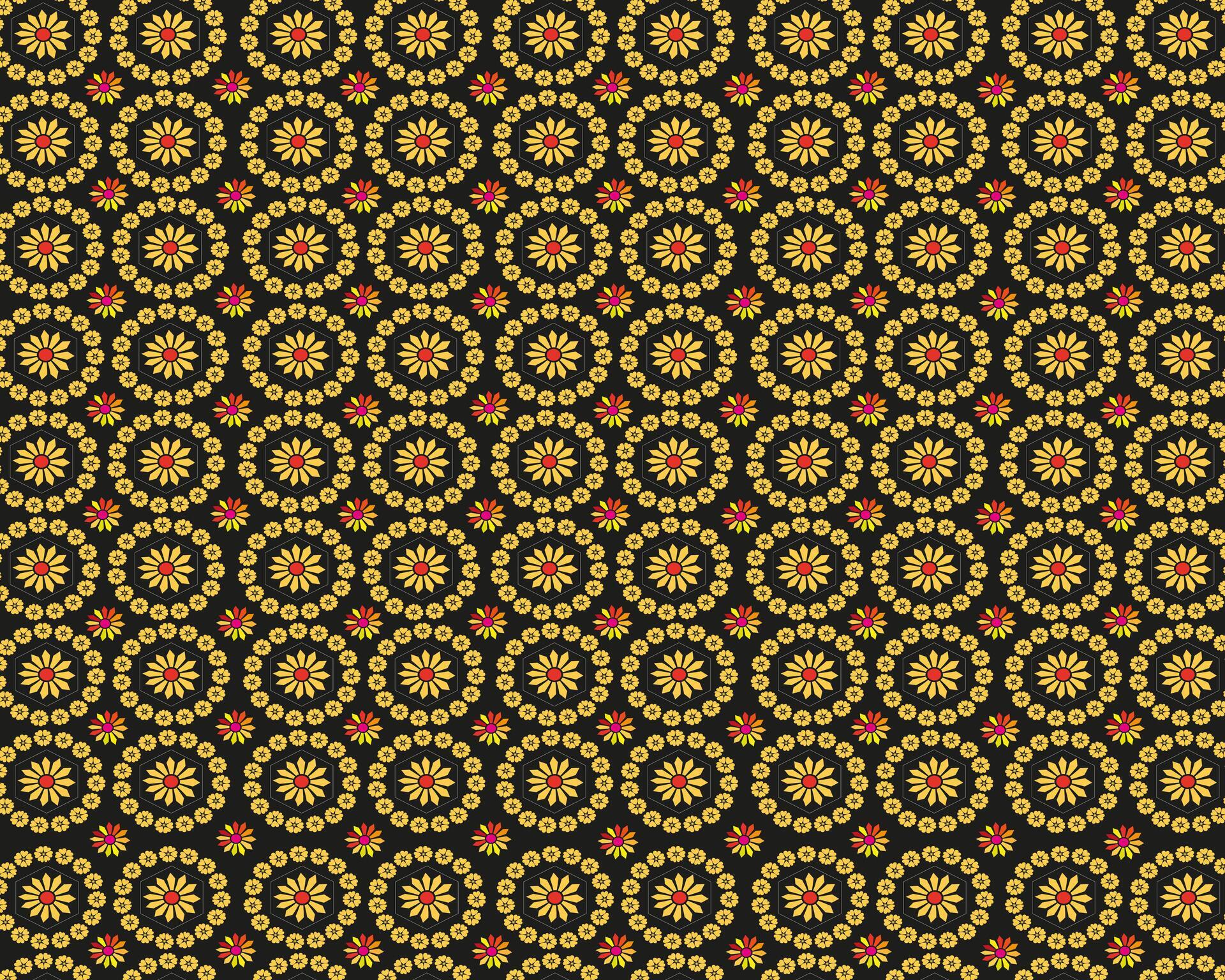 a pattern of flowers on a background. Stock Free