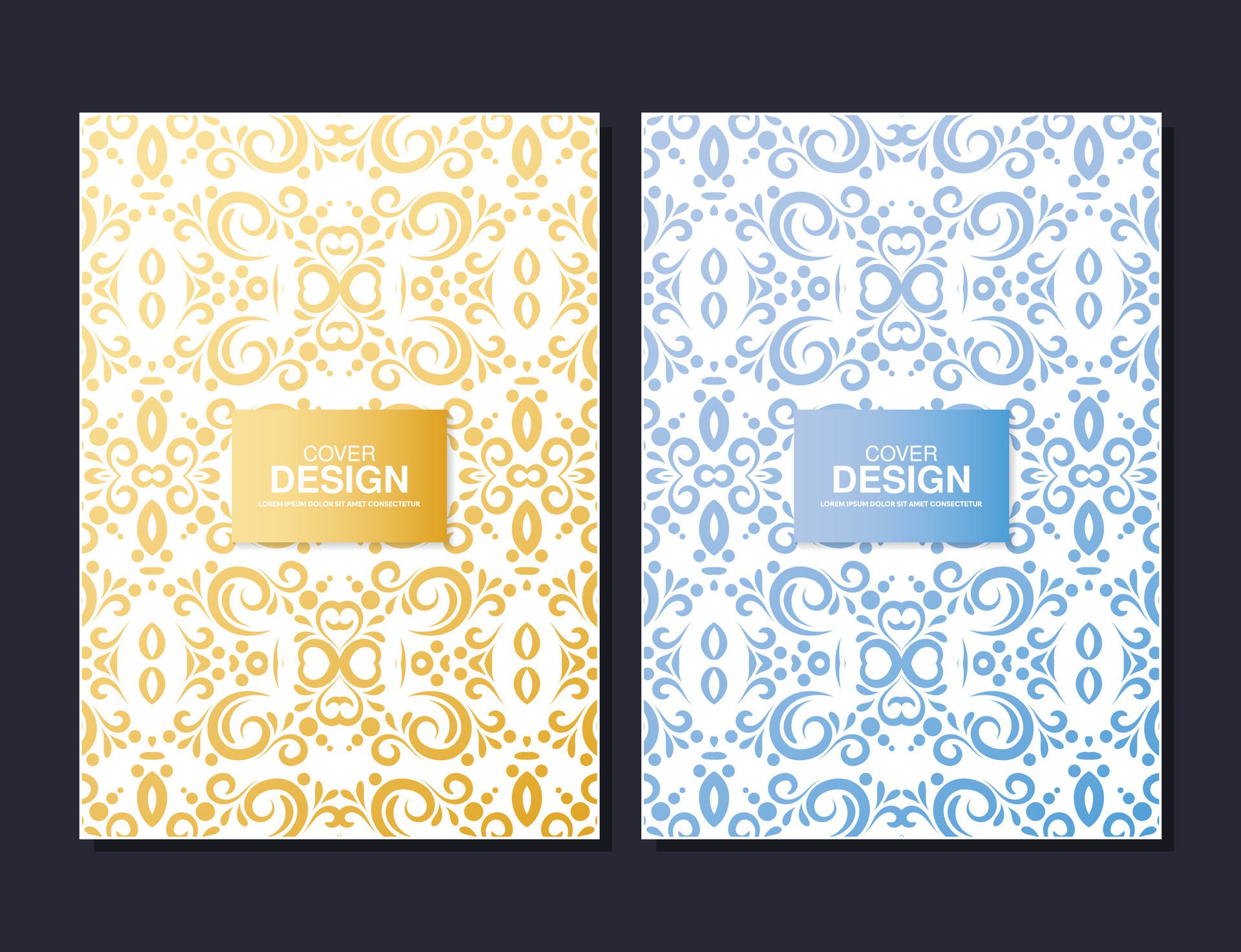 colorful cover design abstract pattern Free Vector