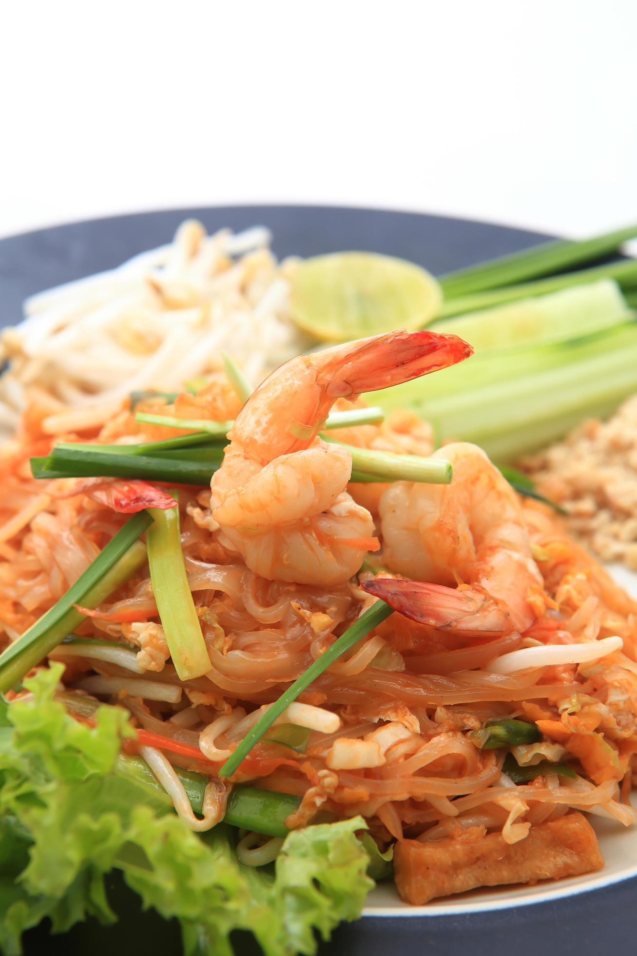 Thai food Pad thai Stock Free