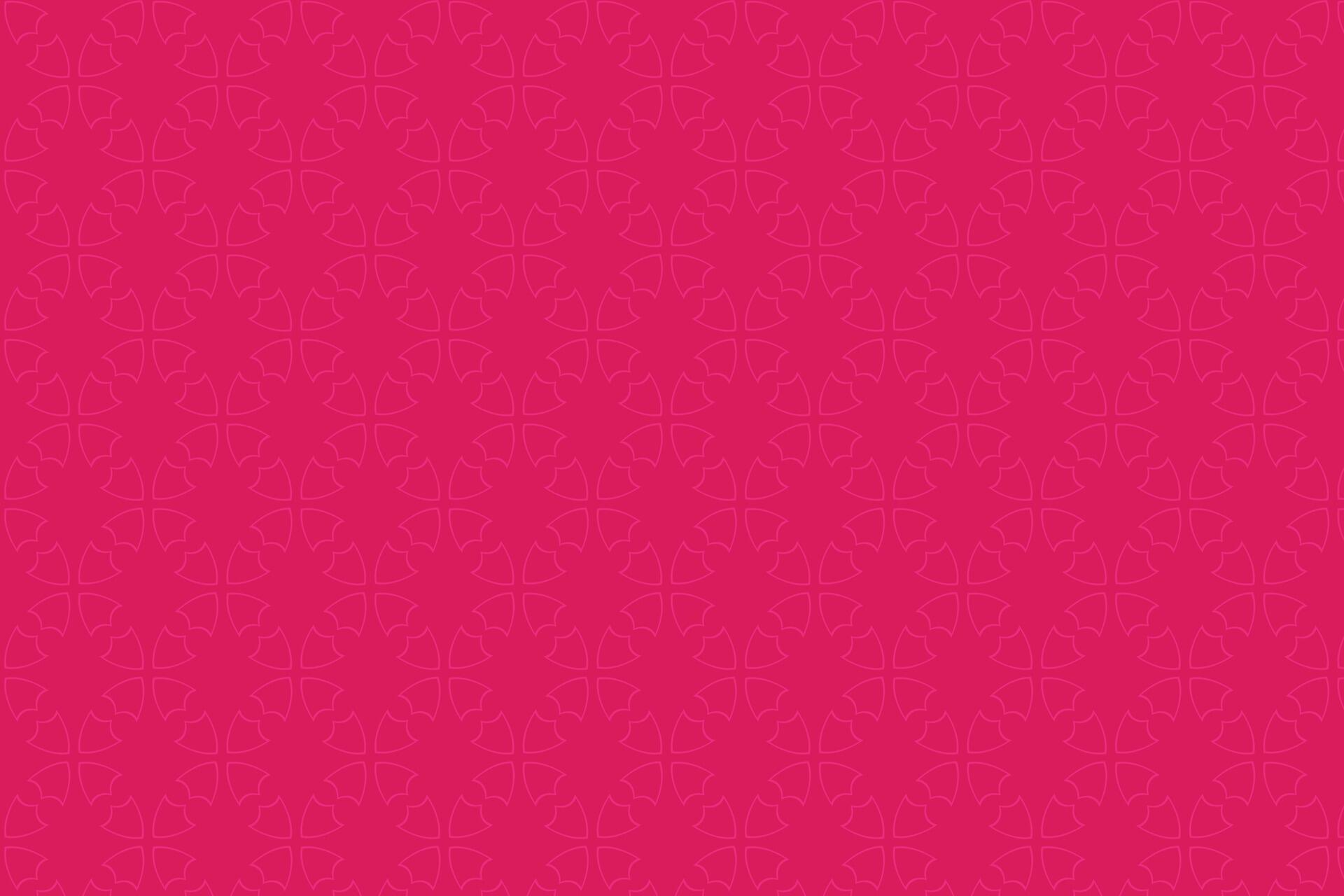 simple abstract pink color geometric flower pattern on dark pink background a pink background with a pattern of geometric shapes and triangles Stock Free