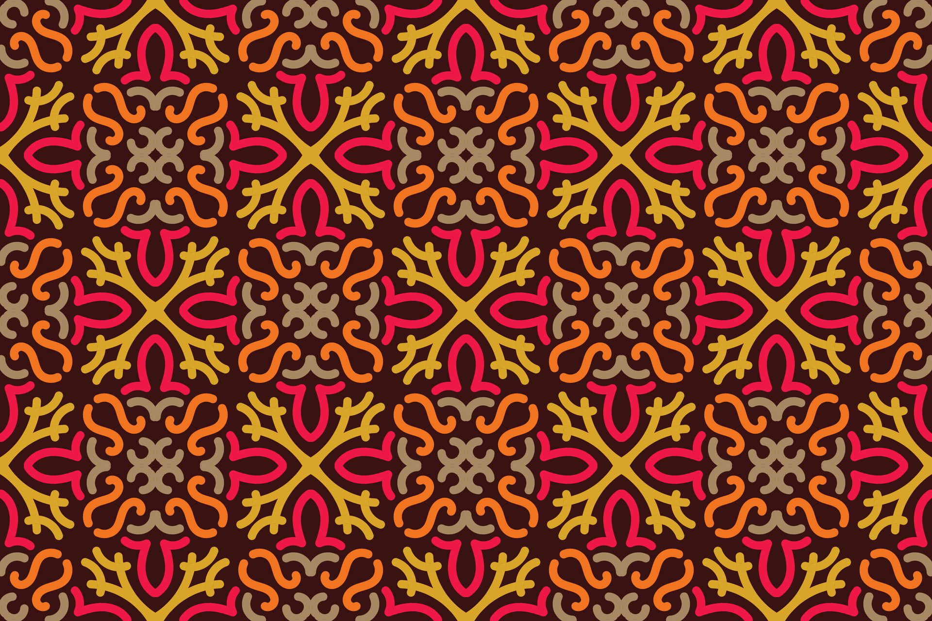 Hand drawn abstract seamless pattern, ethnic background, simple style, great for textiles, banners, wallpapers, backgrounds Free Vector