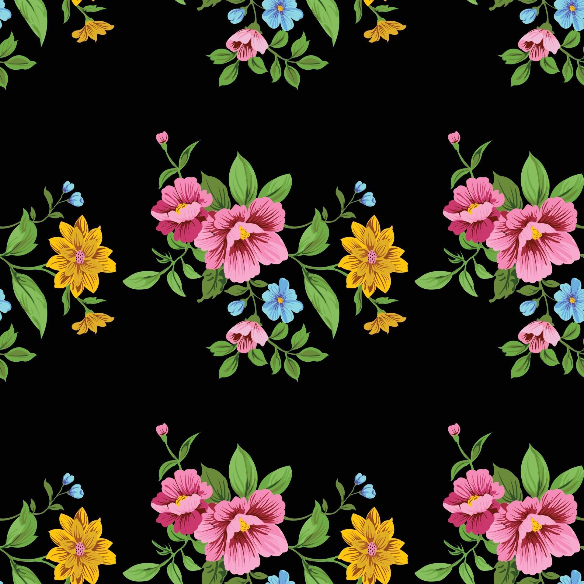 
									flower cute pattern seamles background Stock Free