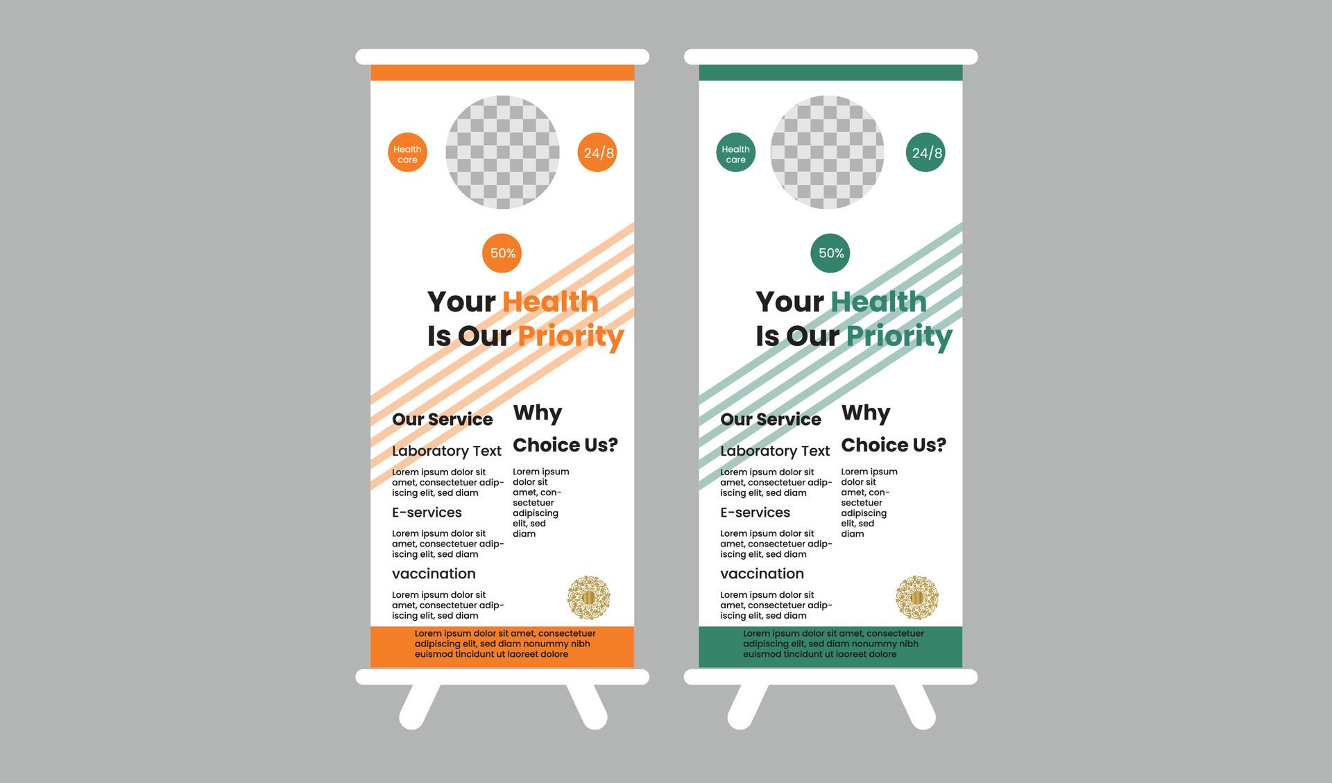 ROLL UP BANNER Free Vector