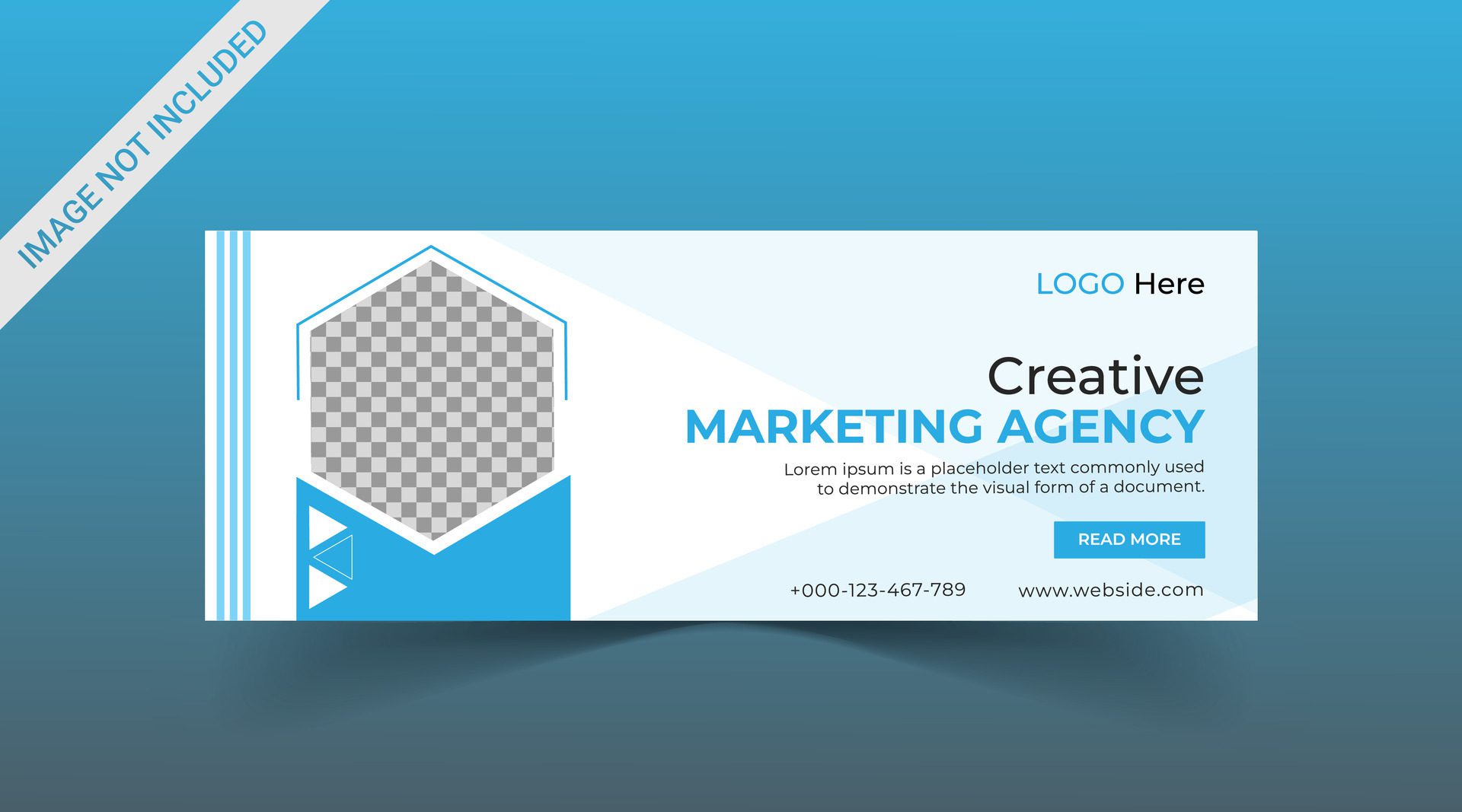 Marketing Social media cover banner, social media post, web banner, template Free Vector