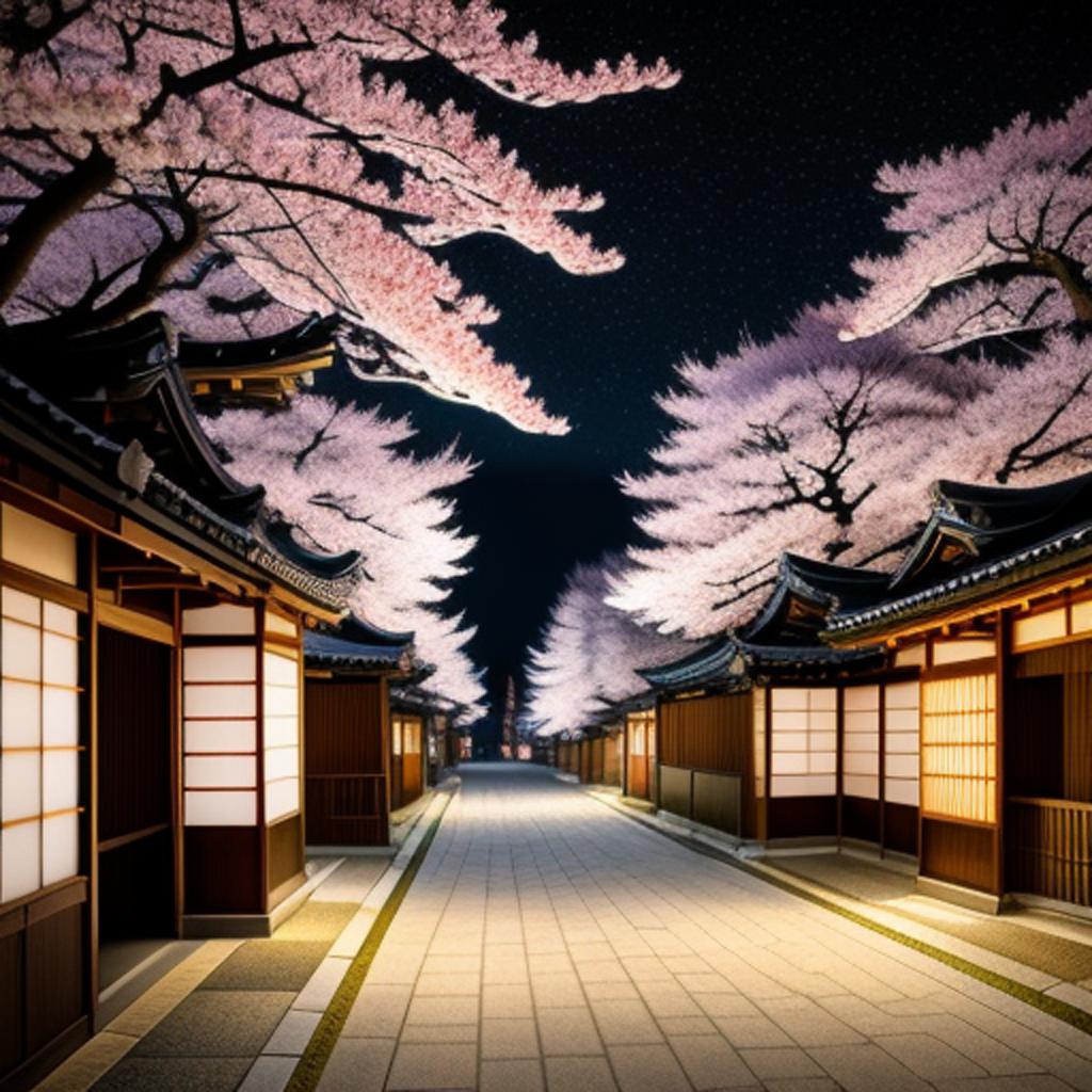 Japan streets in the by @ai_generated