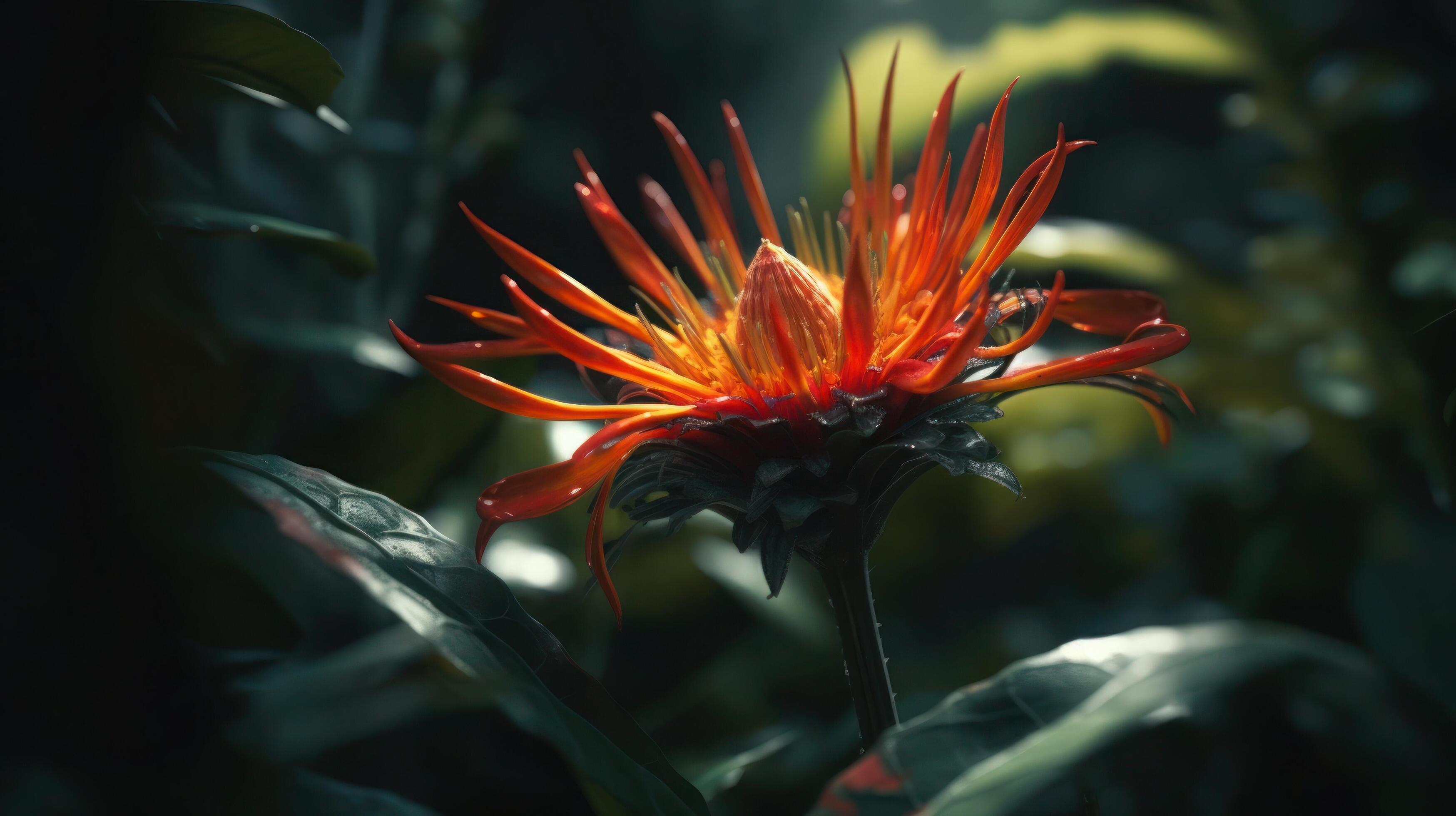 The beauty of wild flowers in nature Stock Free