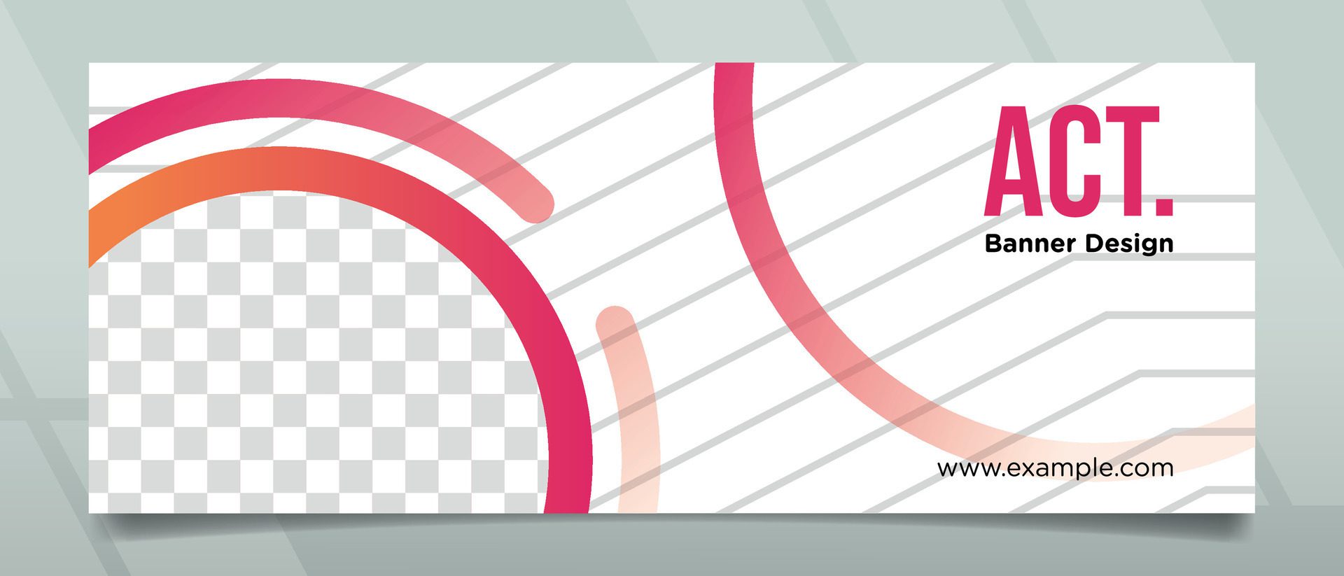 Creative and Simple Modern Style Banner Design Free Vector