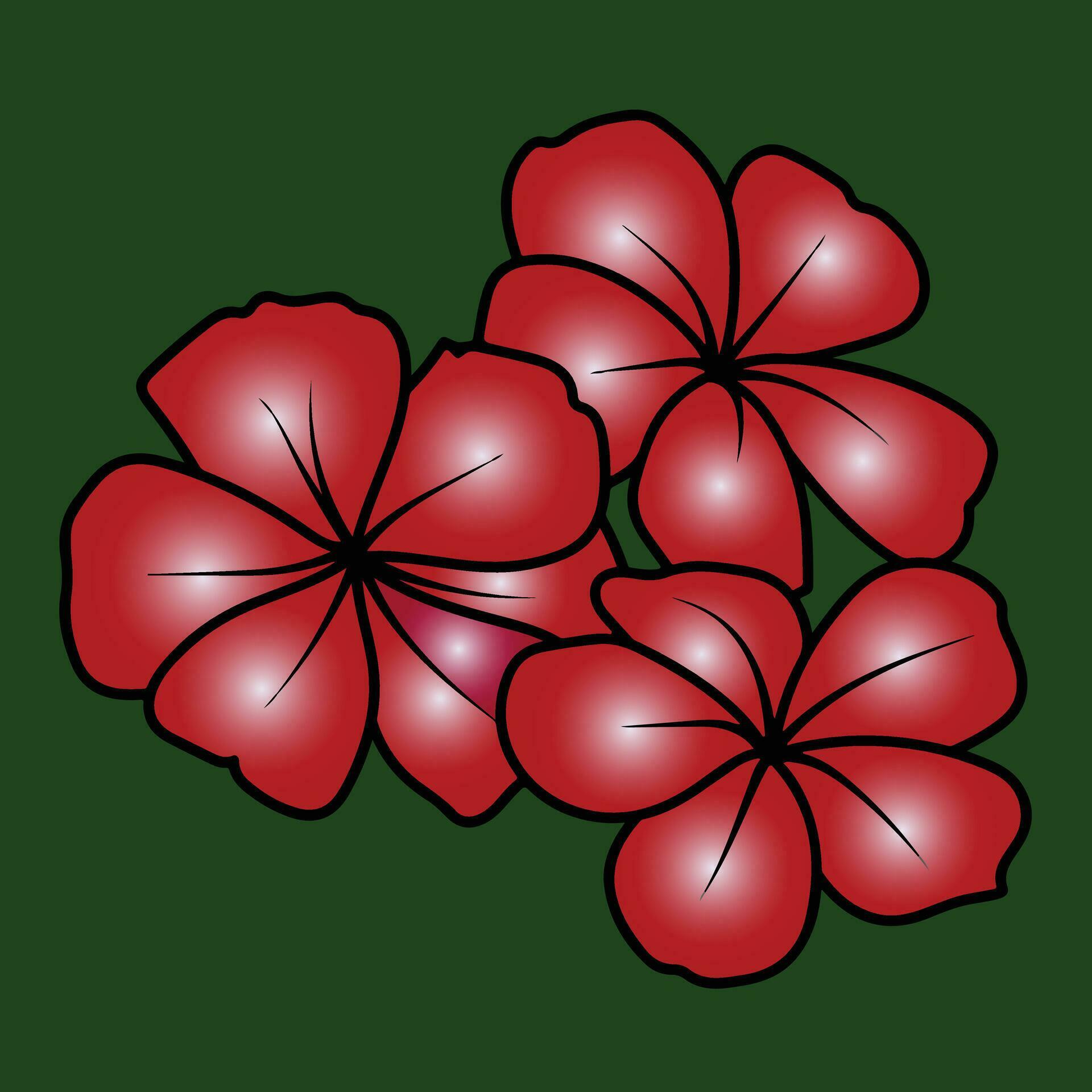 red hibiscus flower leaves. Stock Free and Free SVG