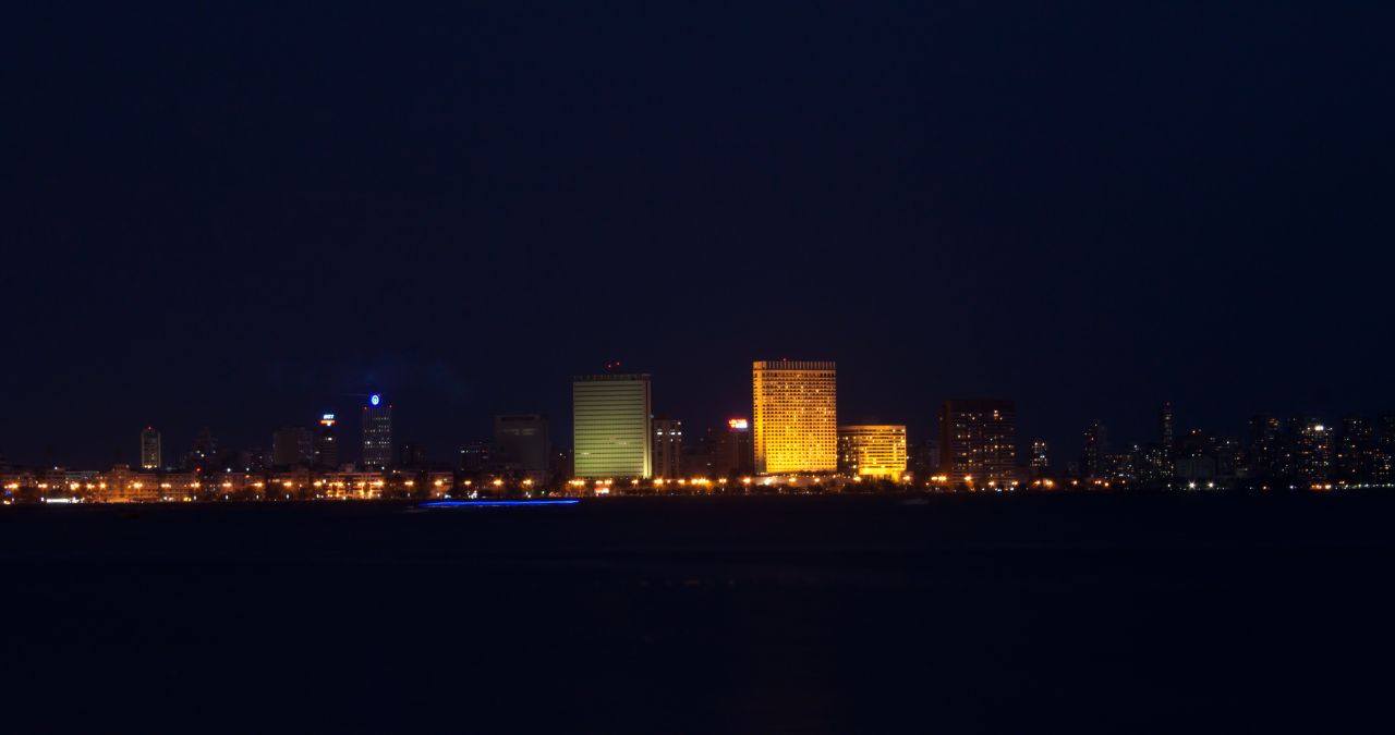 Mumbai Skyline Night Stock Free