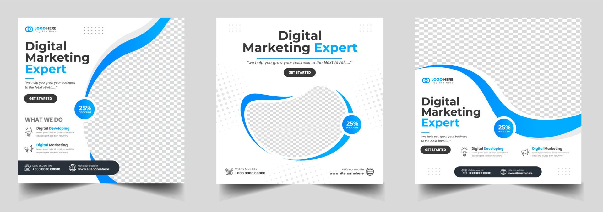 
									digital marketing post banner, digital marketing social media post banner. business marketing post banner. digital marketing banner. Free Vector