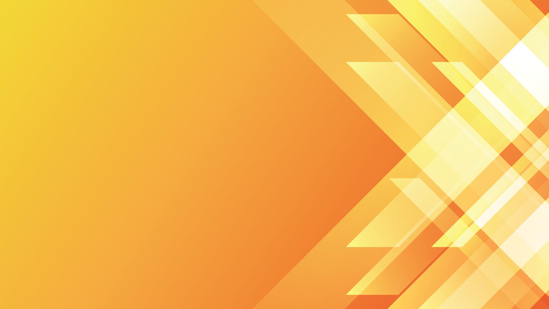 Abstract Orange Background With Geometric Light Shape for Banner or Presentation Free Vector