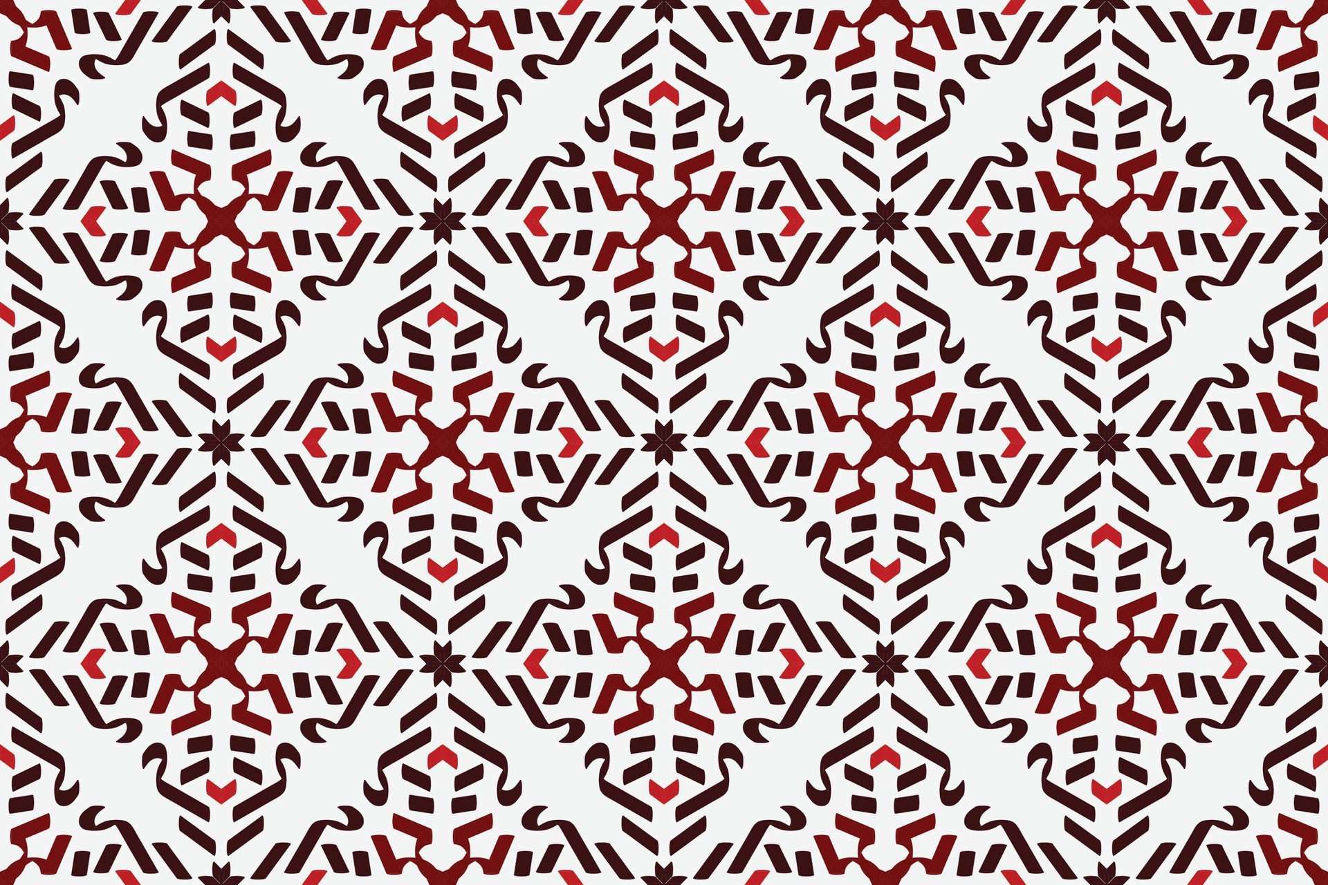 vintage seamless pattern with red and white color Free Vector