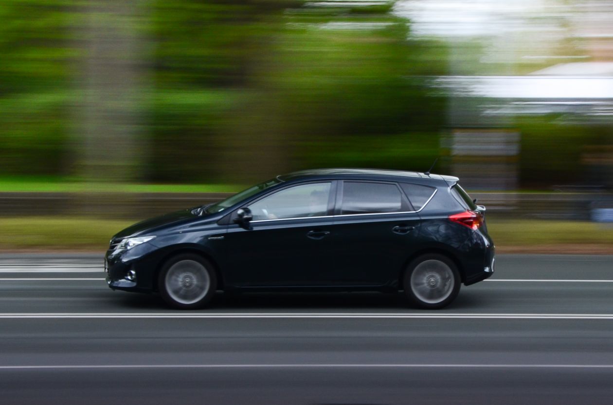 Car speeding by Stock Free