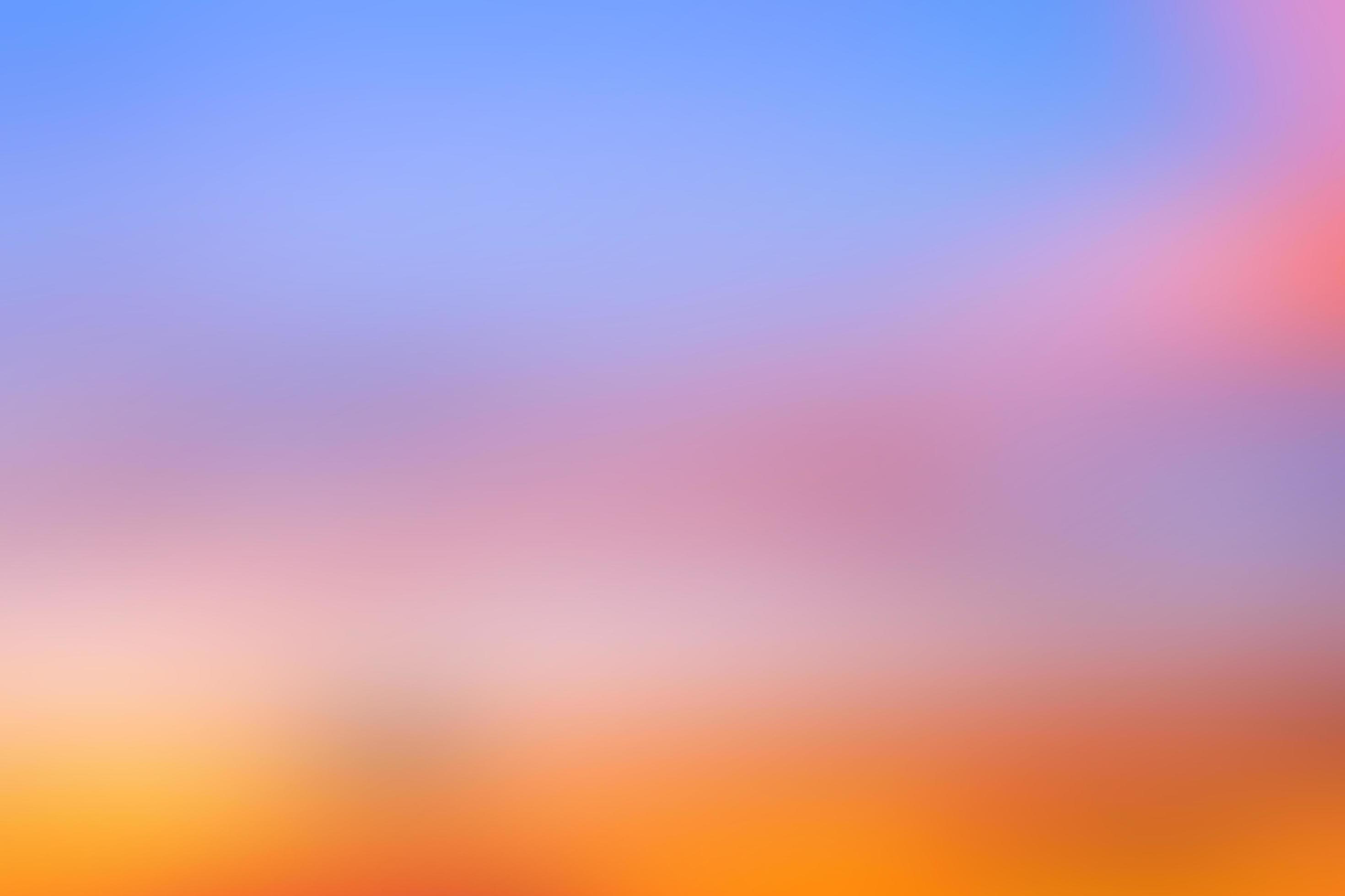 abstract blurred and beautiful sunset for natural background Stock Free